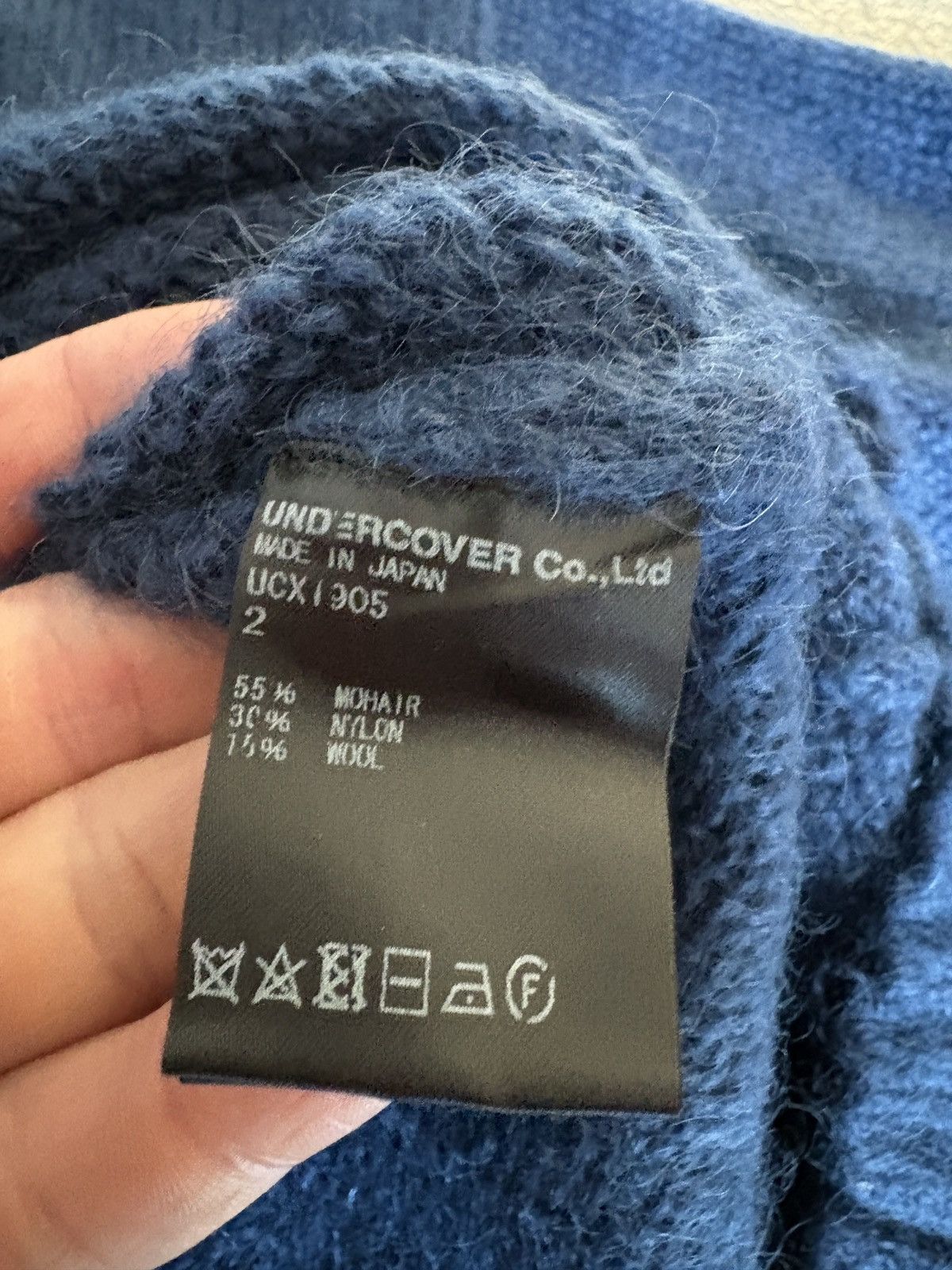 Undercover Undercover AW19 Mohair Turtleneck Sweatshirt Navy Size US M / EU 48-50 / 2 - 8 Thumbnail