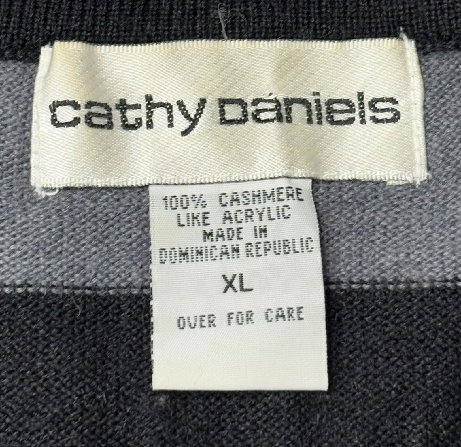 Other Cathy Daniels Cashmere Sweater Women's XL Striped Size XL / US 12-14 / IT 48-50 - 2 Thumbnail