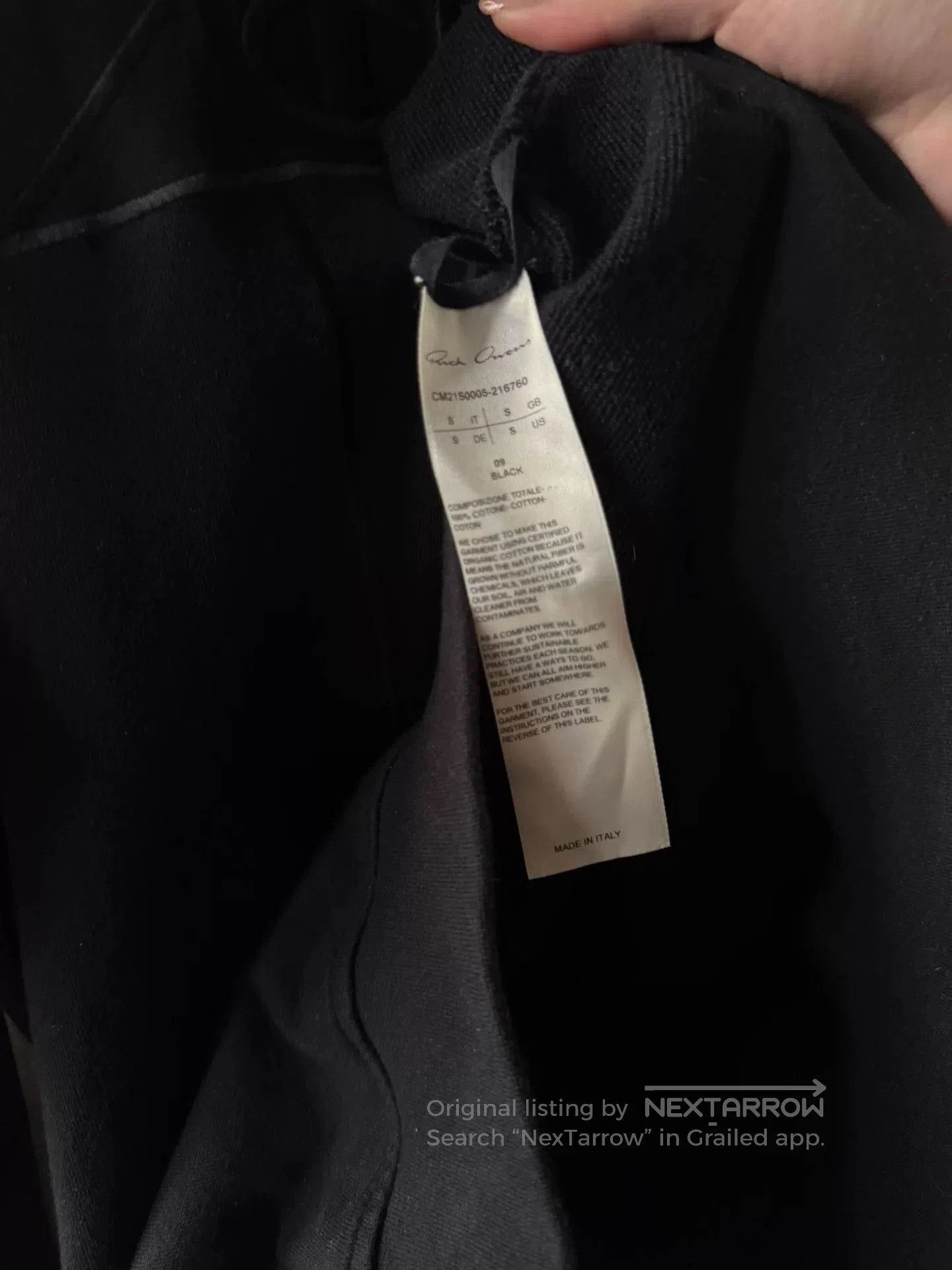 Rick Owens rick owens x champion black knit sweatshirt. Size US S / EU 44-46 / 1 - 4 Thumbnail