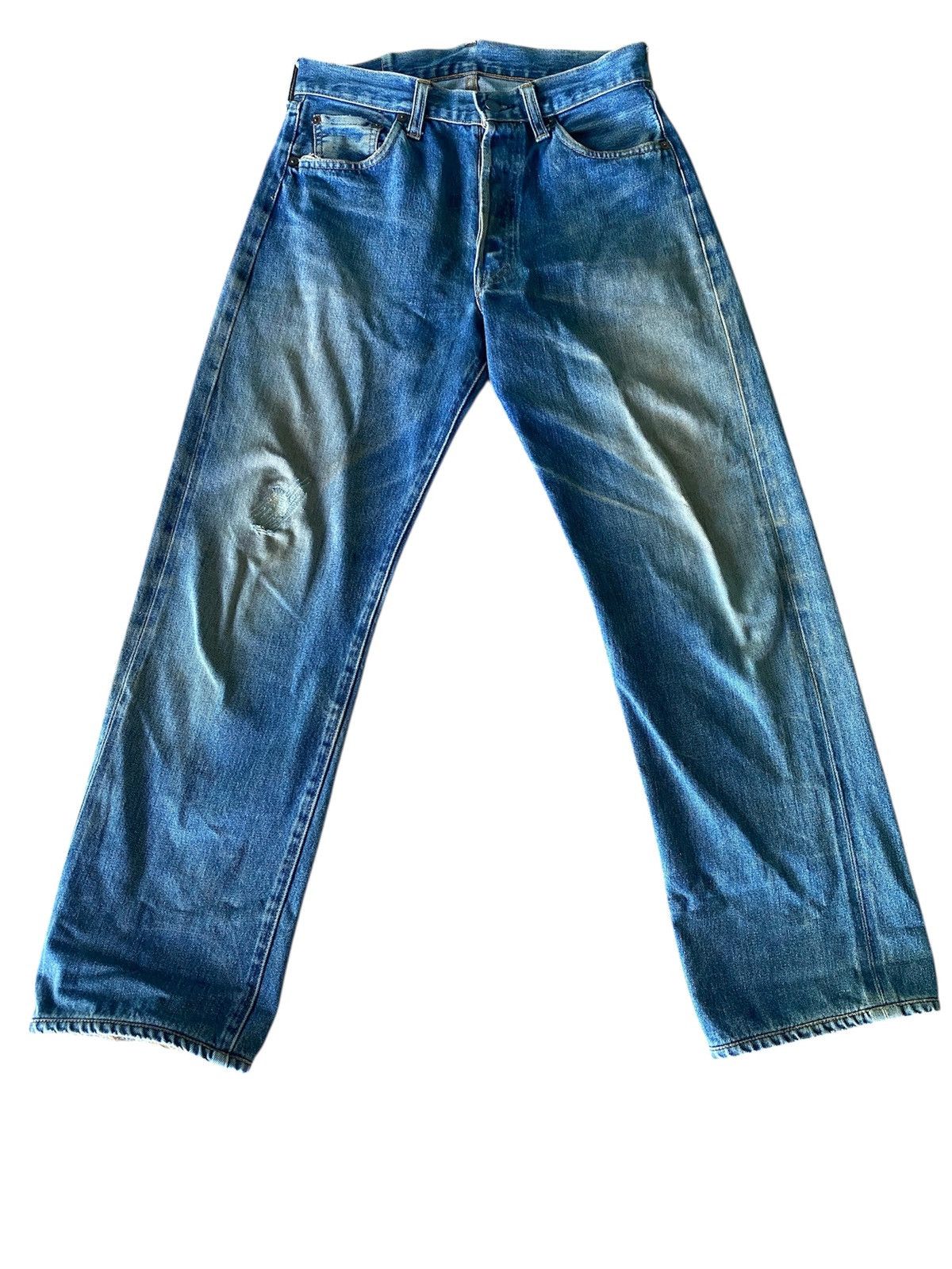 Levi's Vintage Clothing Vintage 90s Levi’s Big E Nicely Faded Selvedge Made In USA Size US 30 / EU 46 - 1 Thumbnail