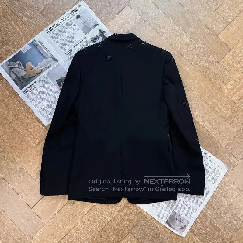 Dior Dior Black Men's Embellished Jacket . Size US M / EU 48-50 / 2 - 2 Thumbnail