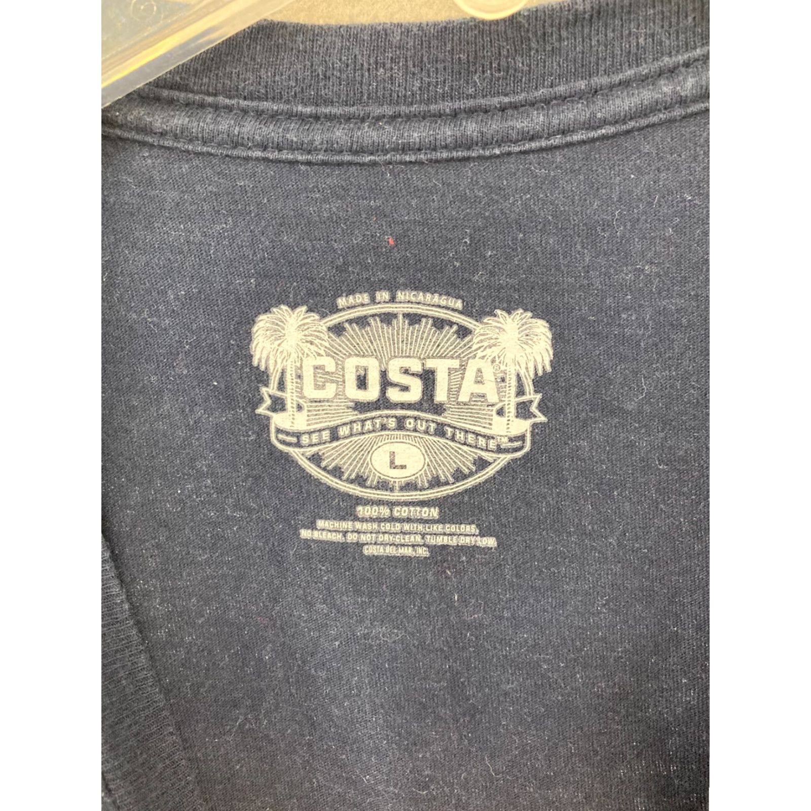 Costa Del Mar Costa Del Mar T-Shirt Mens Large Blue Logo Beach Costa Del Mar Brand Shirt XS? Size US L / EU 52-54 / 3 - 6 Thumbnail