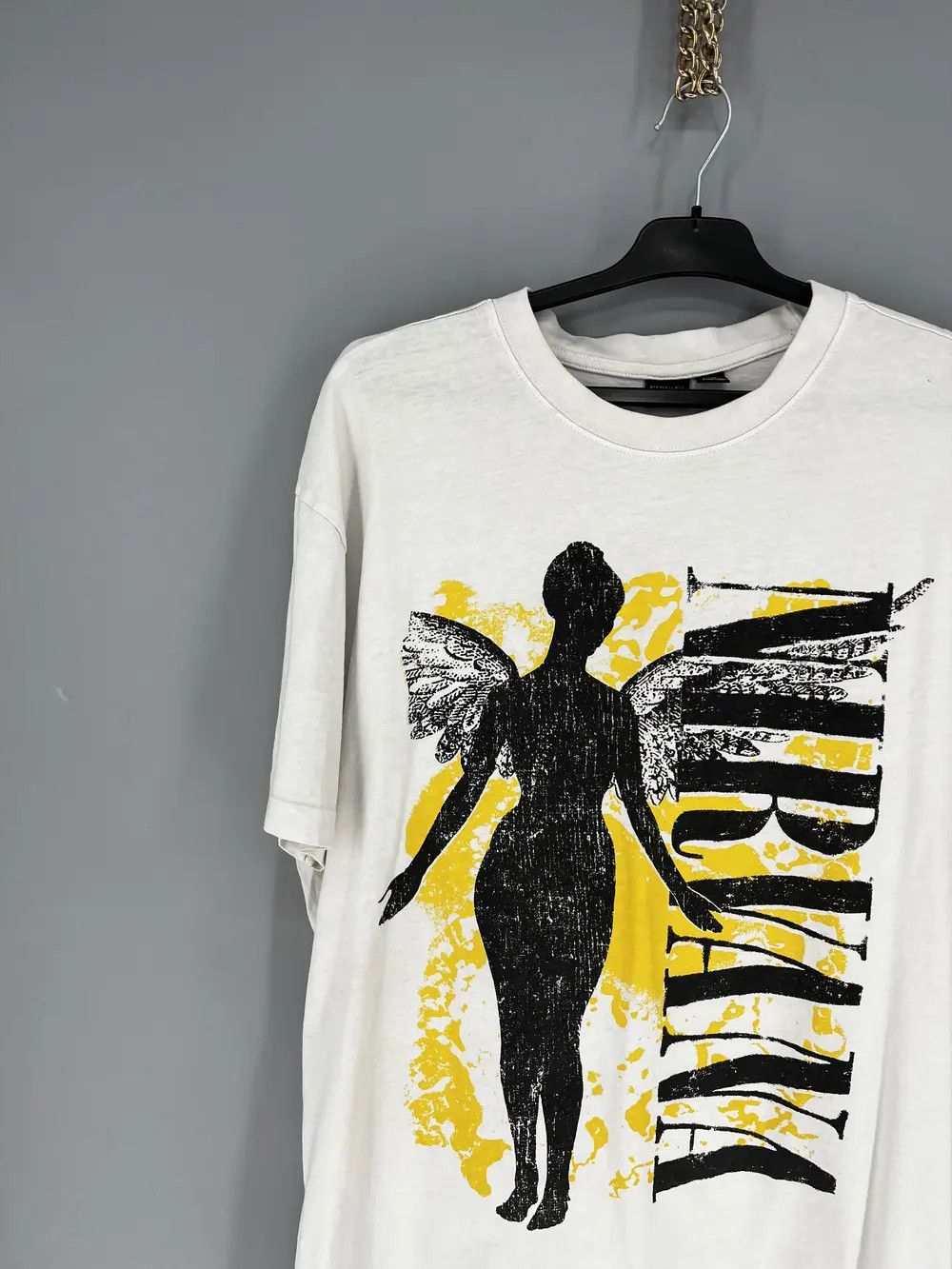 Band Tees Utero Nirvana Angel Album Cover Band Tee T-Shirt Small Size US L / EU 52-54 / 3 - 4 Thumbnail