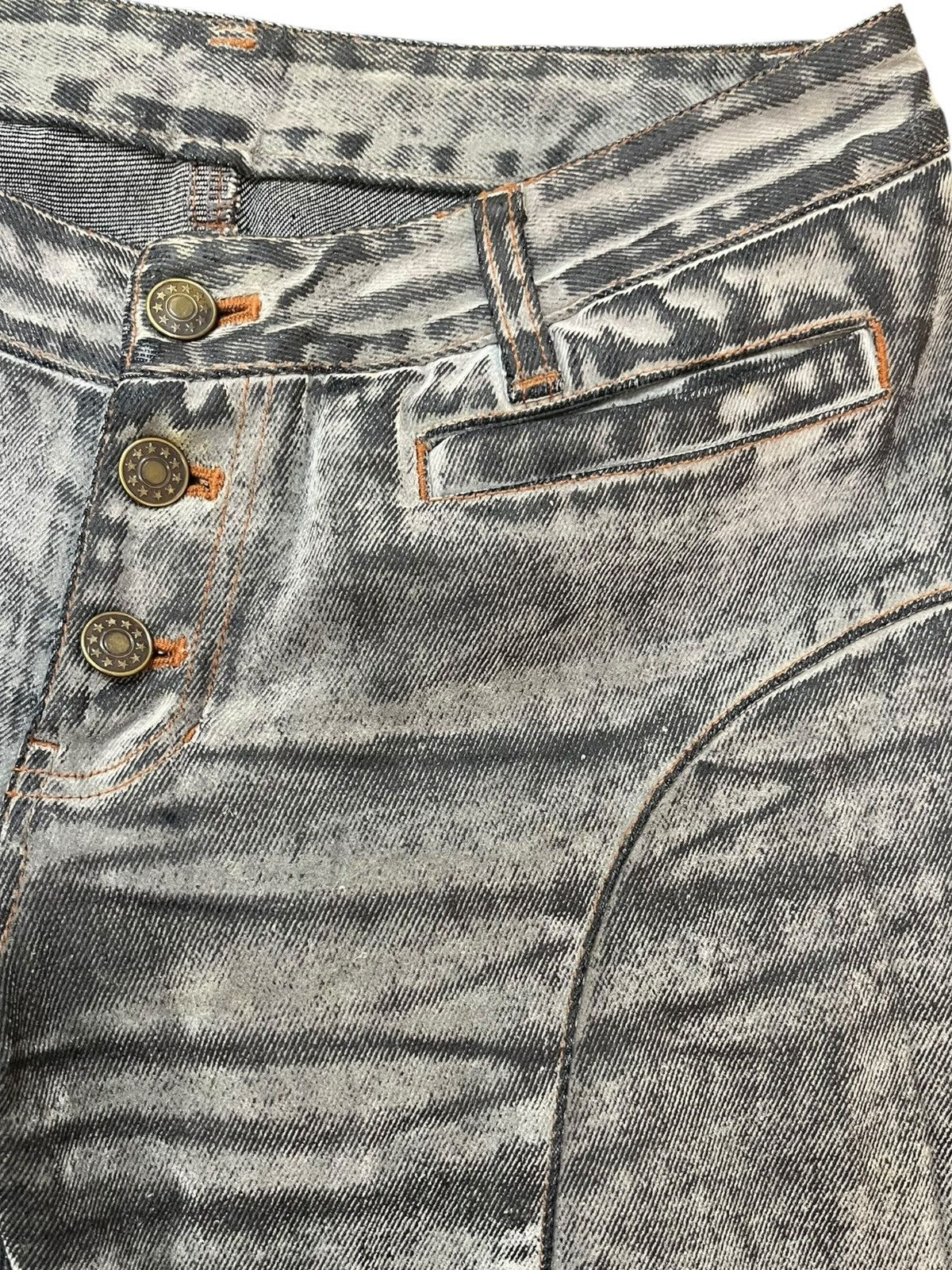 Hysteric Glamour Vintage Japanese Brand Flare Bootcut Stonewashed Denim Size US 30 / EU 46 - 3 Thumbnail