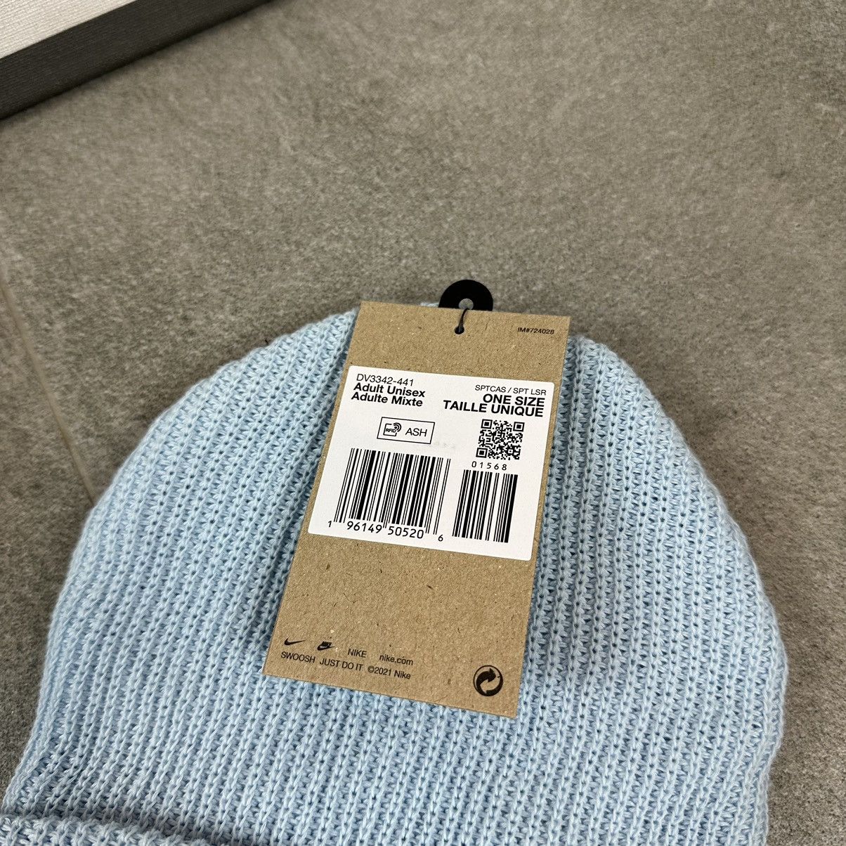 Nike Nike knitted swoosh hat baby blue streetwear Size ONE SIZE - 3 Thumbnail