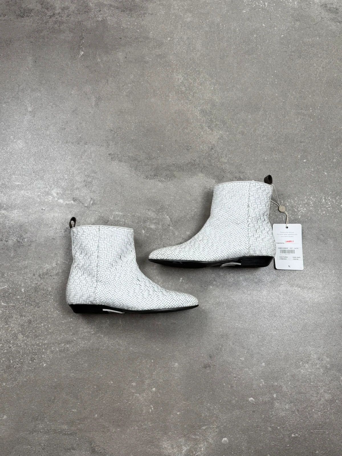 Louis Vuitton boots leather 90s archive luxury old money