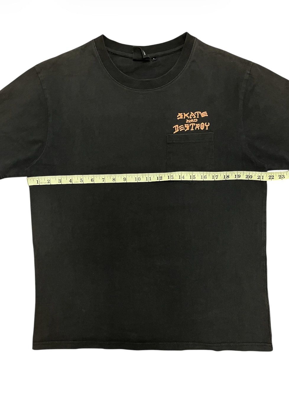 Thrasher THRASHER SKATE AND DESTROY SINGLE POCKET TEES x VINTAGE Size US L / EU 52-54 / 3 - 4 Thumbnail