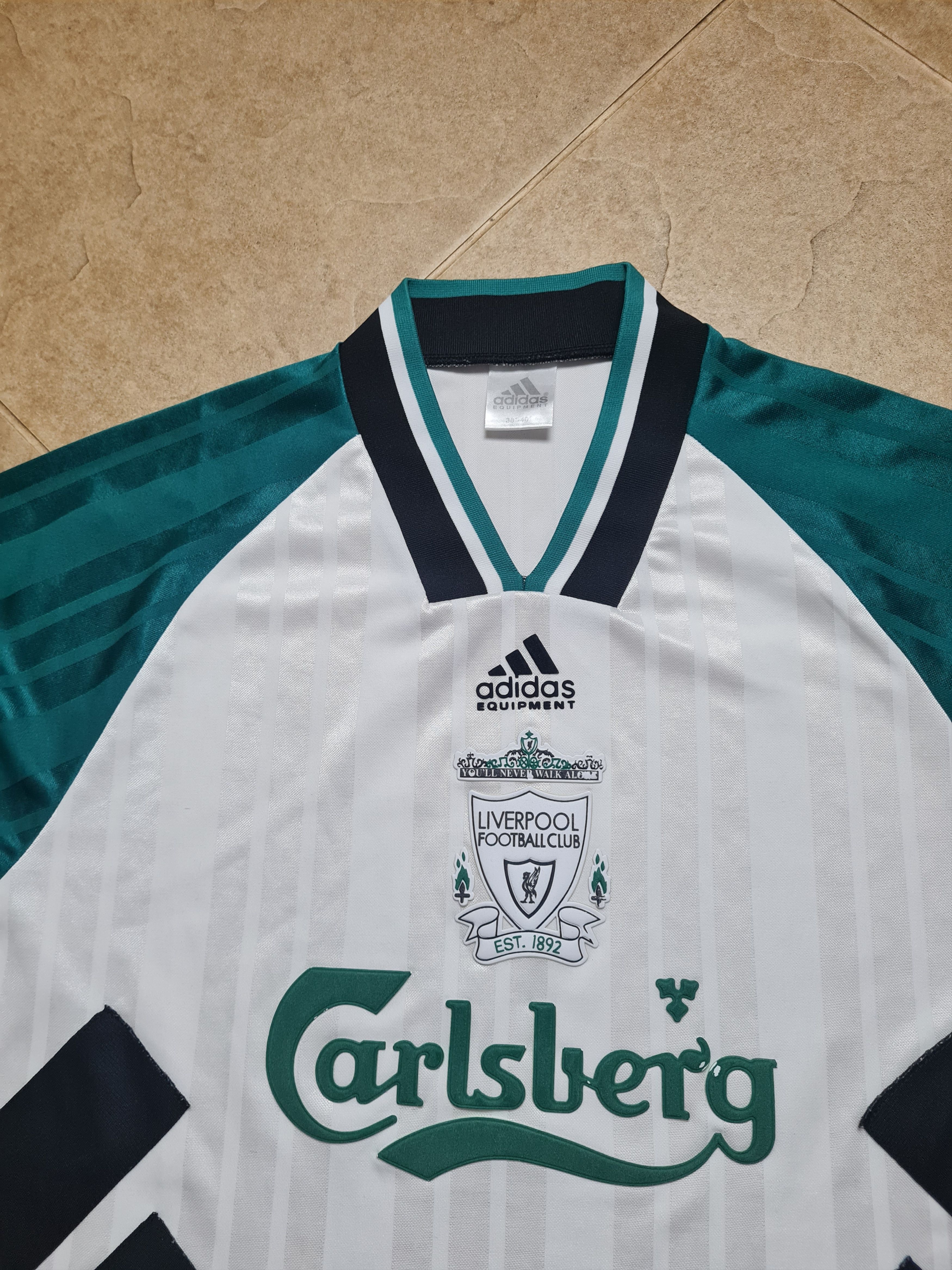 Adidas Football Jersey Liverpool Adidas 1993/1994 Away Soccer Shirt Size US S / EU 44-46 / 1 - 18 Thumbnail