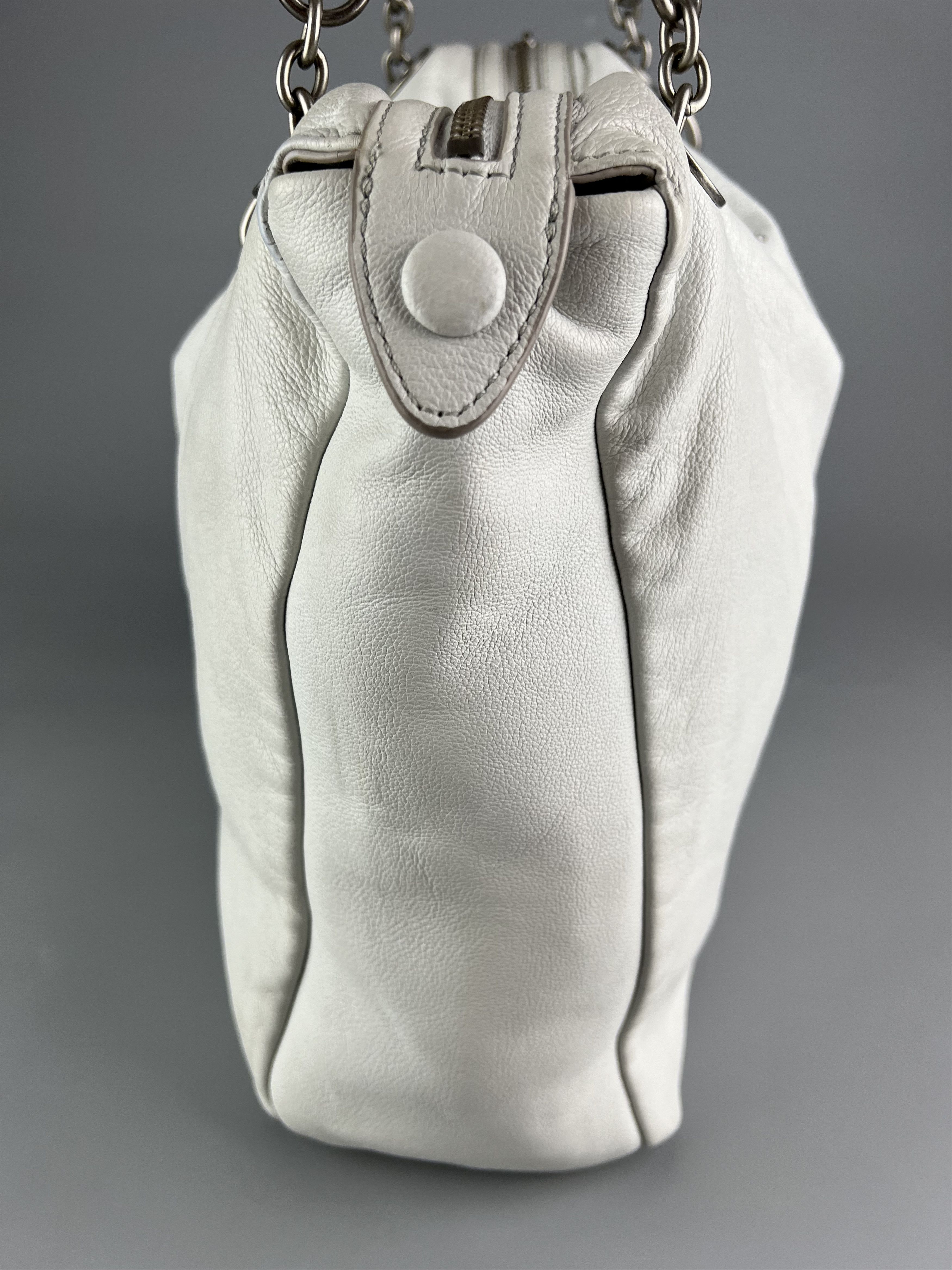 LIEBESKIND BERLIN Liebeskind Berlin White Leather Shoulder Bag Size ONE SIZE - 4 Thumbnail