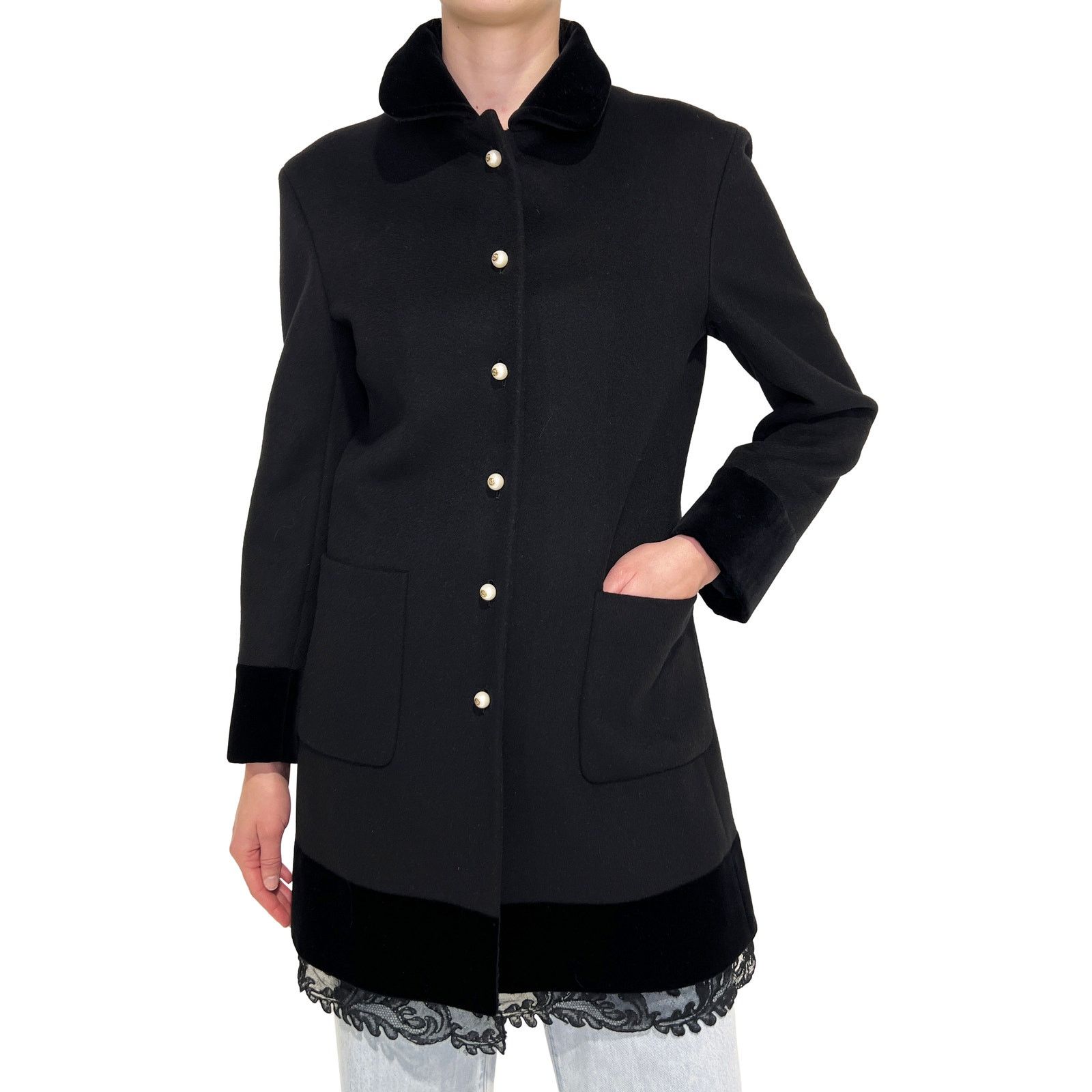 Gucci Black Coat Sz 44 Size L / US 10 / IT 46 - 1 Thumbnail