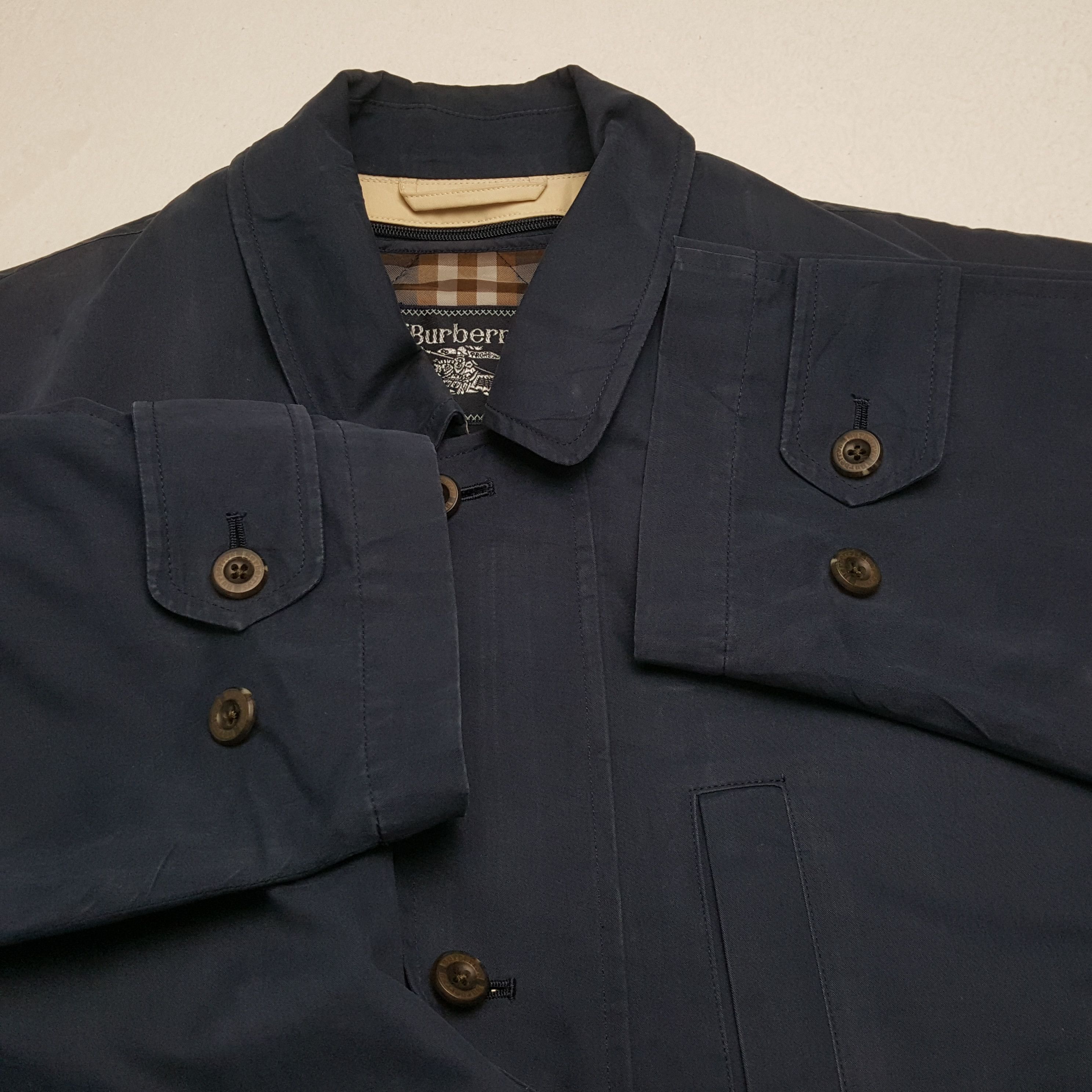 Burberry × Vintage Vintage BURBERRY LONDON Fashion Brand Coat Jacket Size US L / EU 52-54 / 3 - 9 Thumbnail