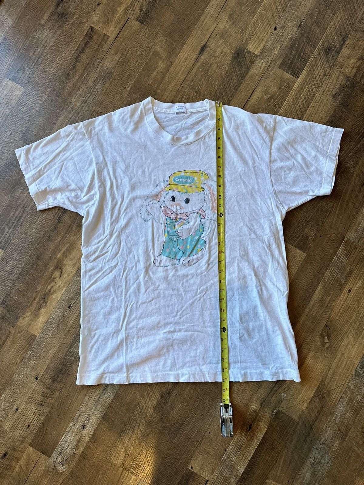Vintage Vintage Crayola bunny graphic single stitch t shirt Size US XL / EU 56 / 4 - 8 Thumbnail