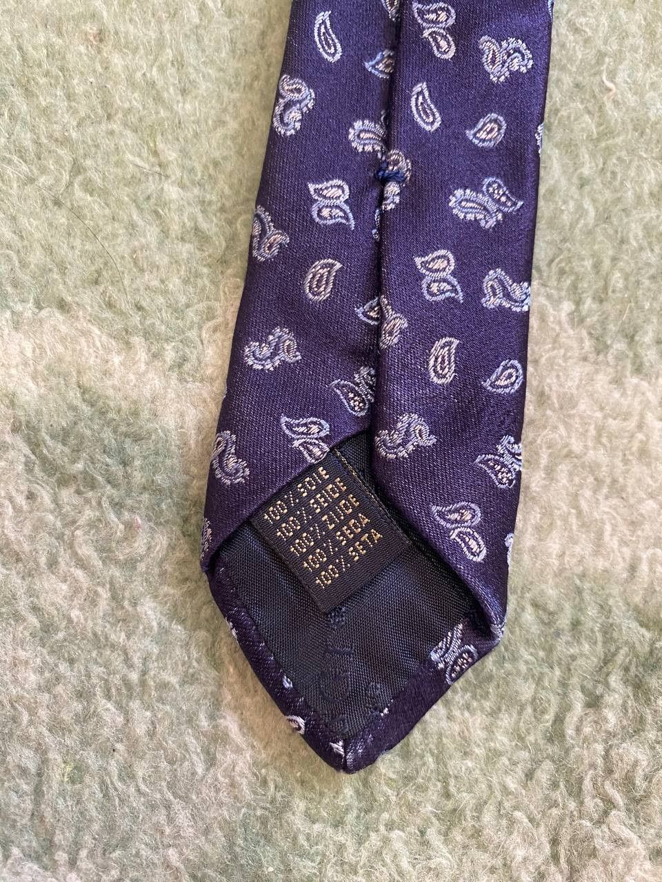 Boggi Streetwear Y2K Purple Tie Print BOGGI MILANO Size ONE SIZE - 3 Thumbnail