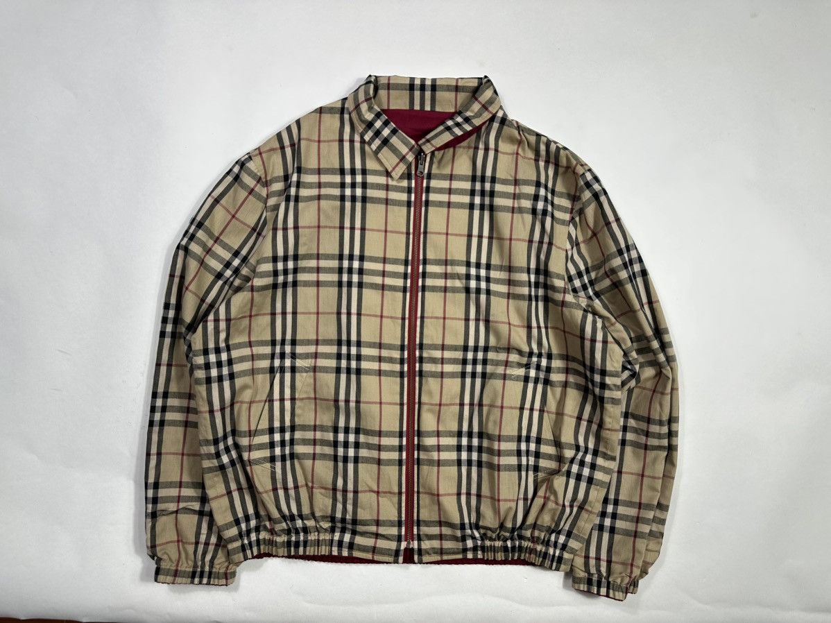 image of Burberry - Flaid Reversible Jacket in Checkered, Men's (Size Medium)