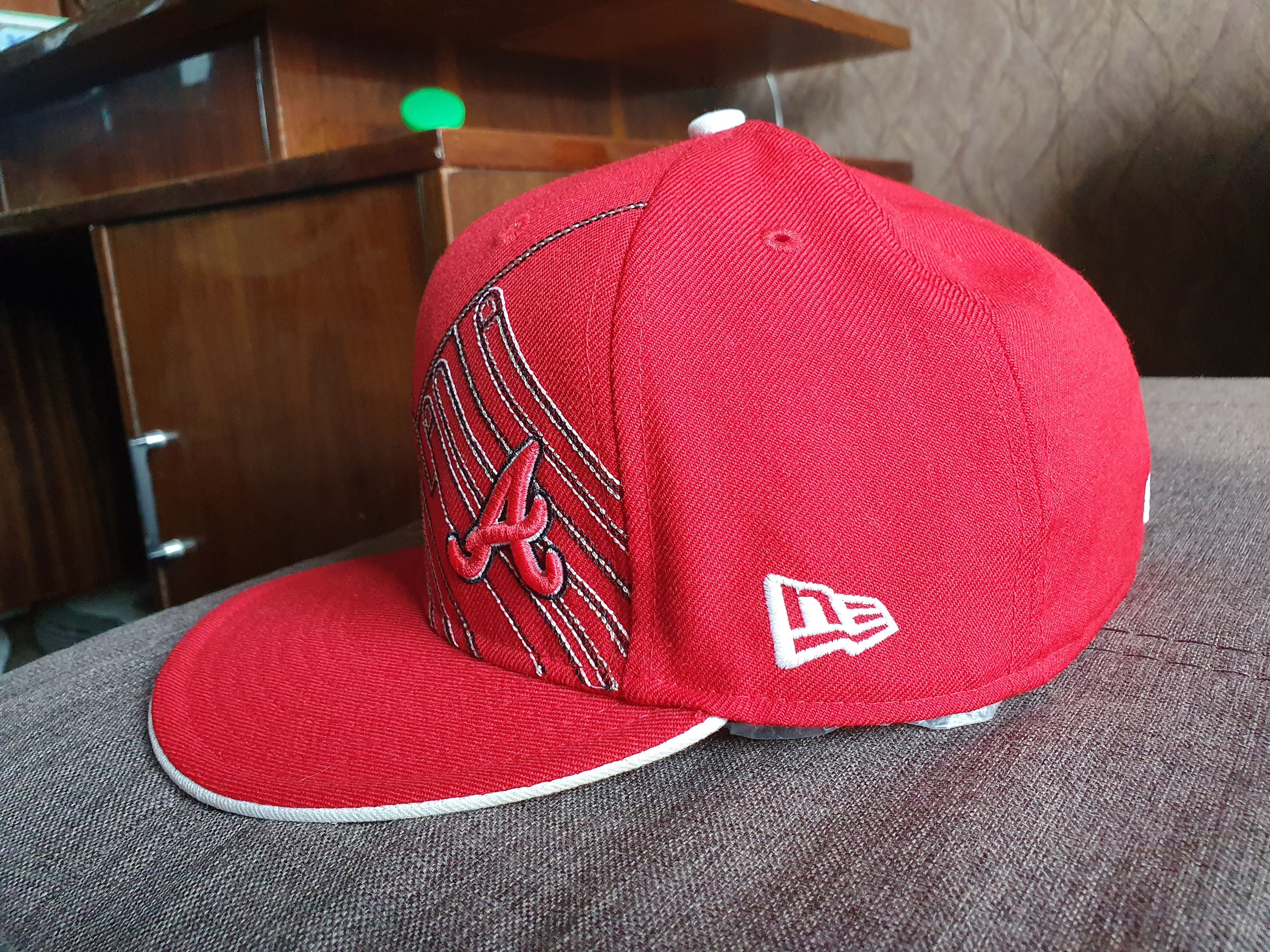 New Era Vintage new era snapback MLB Atlanta braves cap y2k Size ONE SIZE - 2 Thumbnail