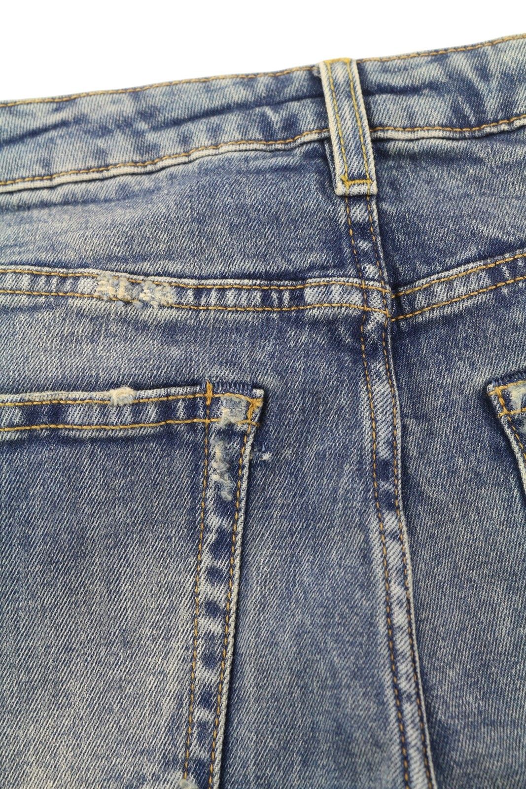 R13 BOY STRAIGHT 27 Washed Ankle Length Blue Kelly 84450 Size 27" / US 4 / IT 40 - 12 Thumbnail