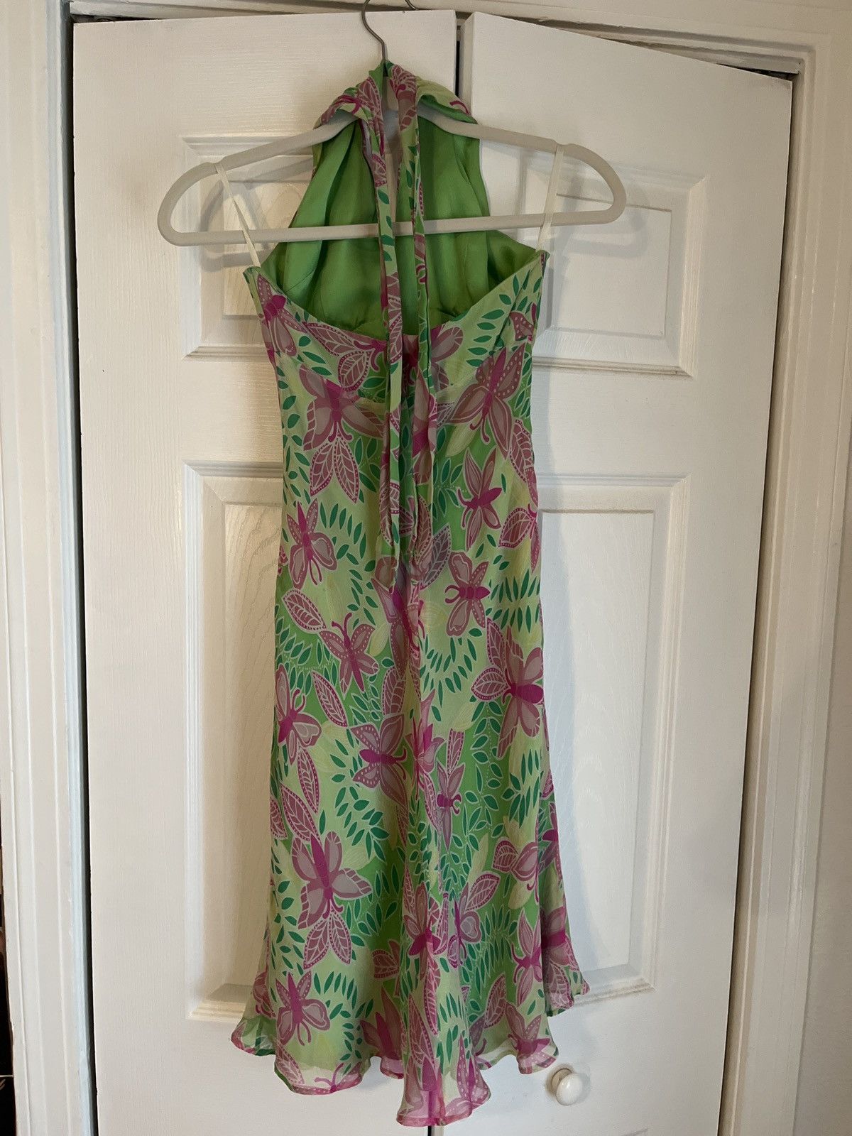 light pink ruffle dress Light Pink Ruffle Maxi Dress with Cowl Neck