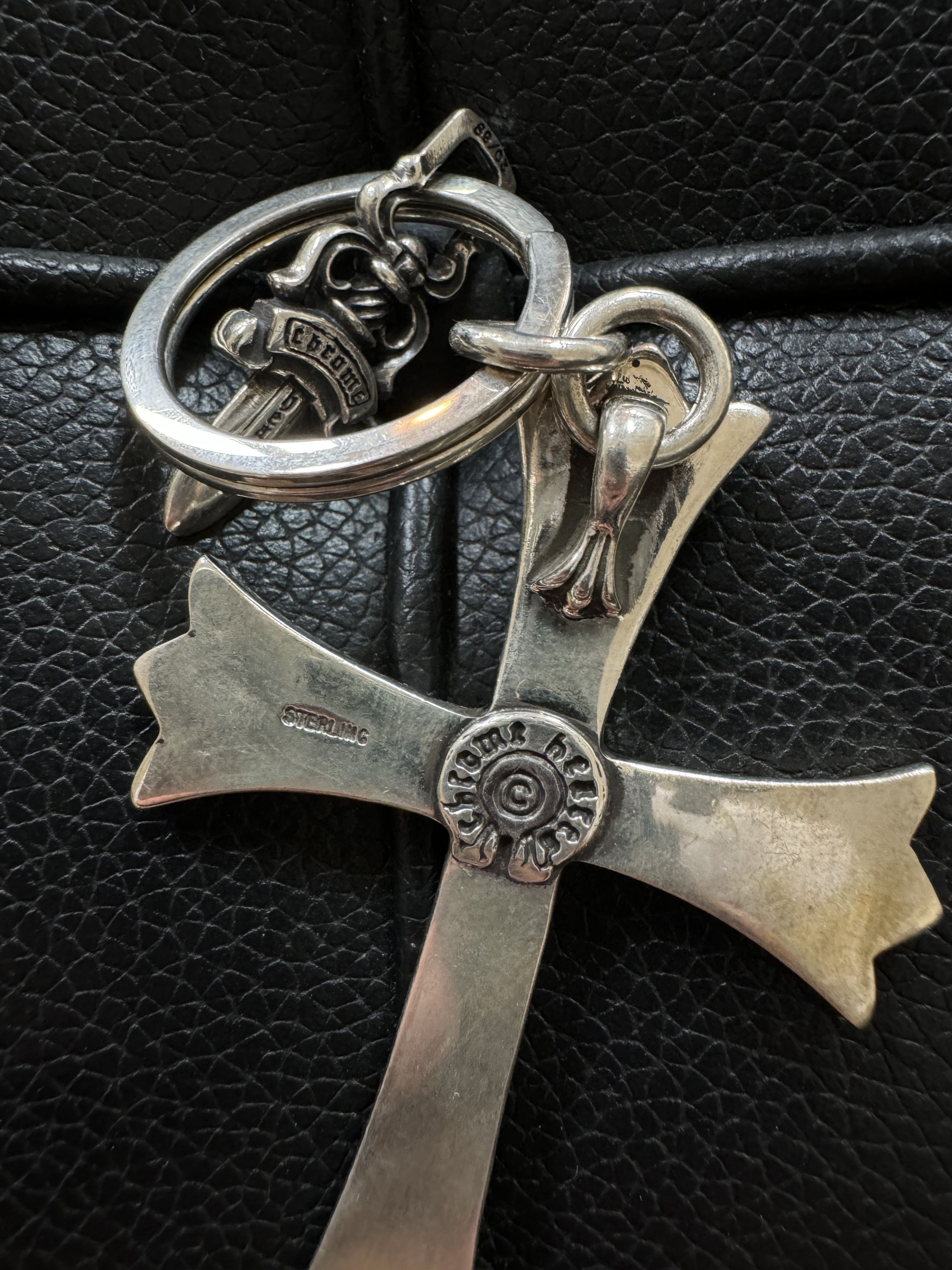 Chrome Hearts Chrome Hearts Cross Keychain With Dagger Size ONE SIZE - 6 Thumbnail