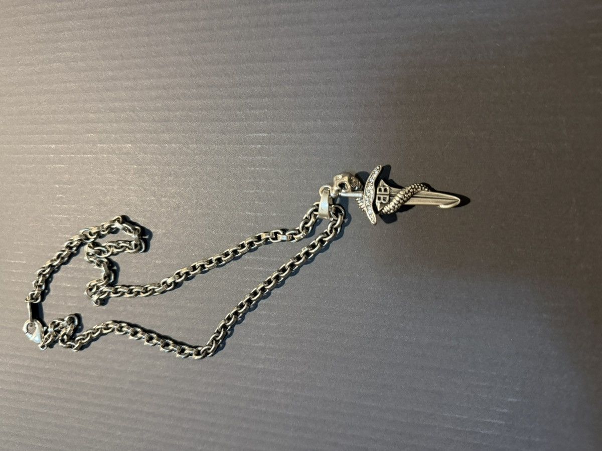 Balenciaga Balenciaga goth sword snake necklace Size ONE SIZE - 3 Thumbnail