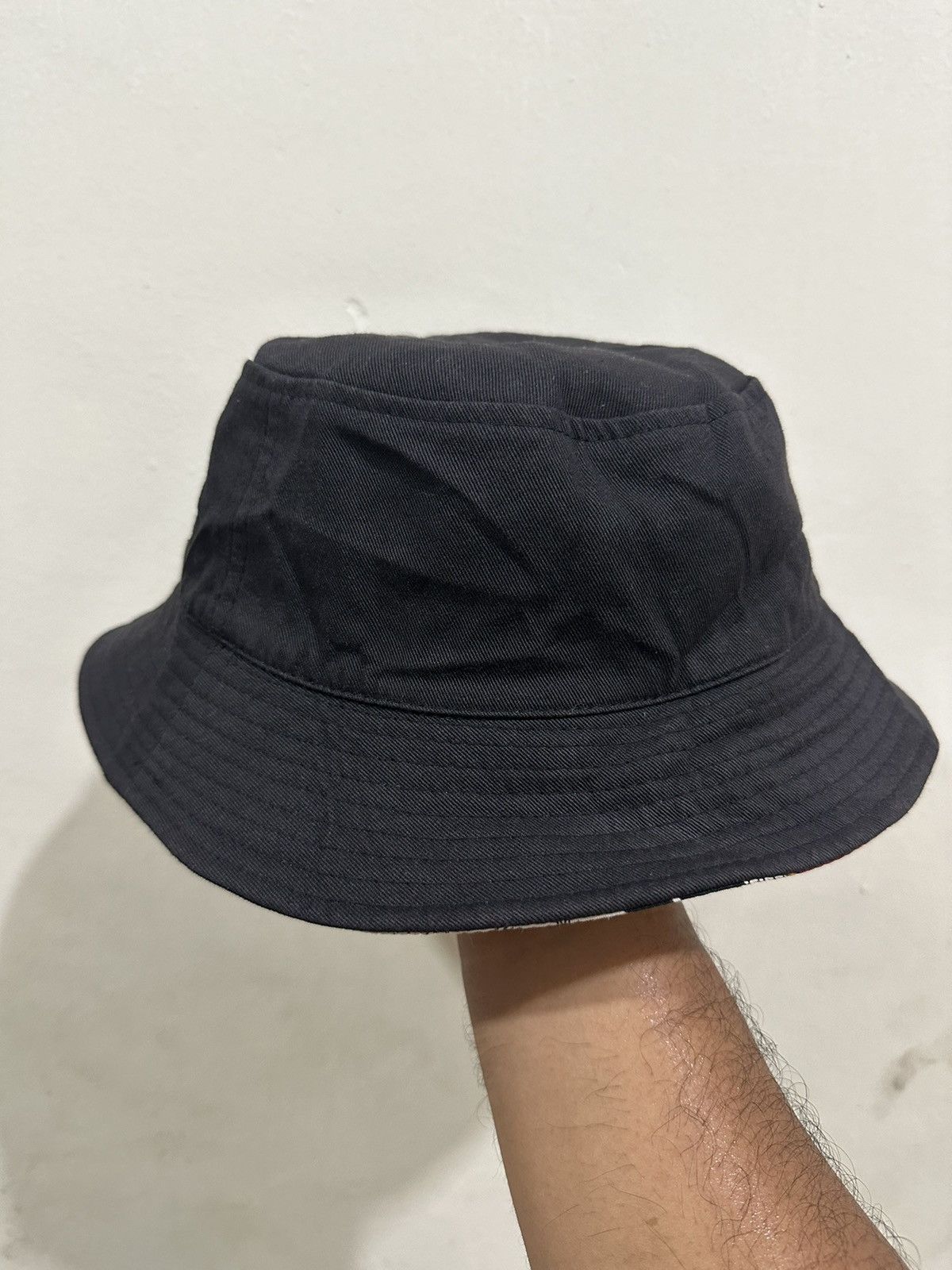 Vintage Skull Rose Off Work Reversible Hat Size ONE SIZE - 8 Thumbnail