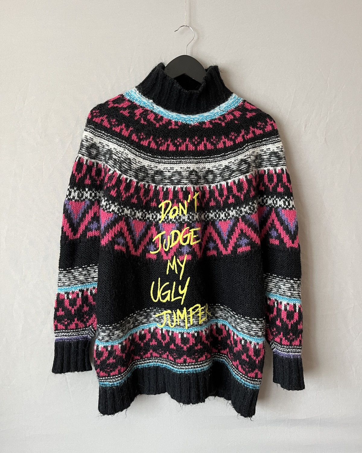 Patrizia Pepe Patrizia Pepe Don’t Judge My Ugly Jumper Mohair Sweater Size ONE SIZE - 1 Thumbnail