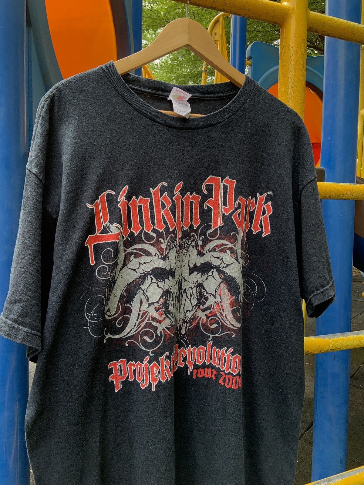 Vintage Vintage 2004 Linkin Park Projekt Revolution Tour Shirt Rare! Size US XL / EU 56 / 4 - 1 Thumbnail