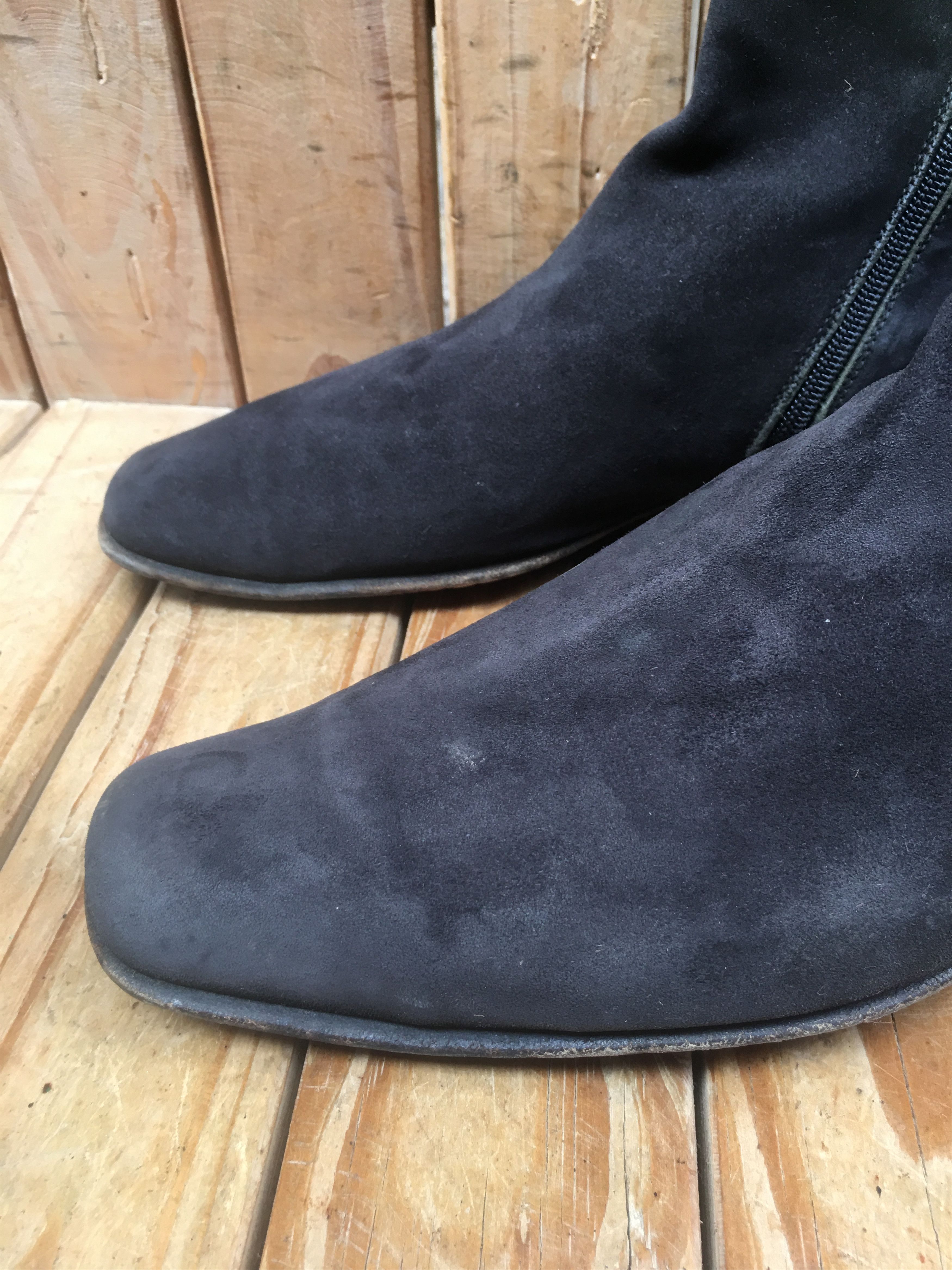 Valentino valentino garavani men's black suede leather boots EUR 43 Size US 10 / EU 43 - 12 Thumbnail