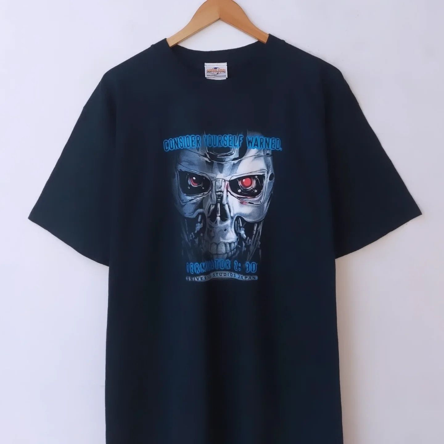Universal Studios × Vintage Vintage 90s Terminator 2 Consider Yourself Warned Size US L / EU 52-54 / 3 - 2 Thumbnail