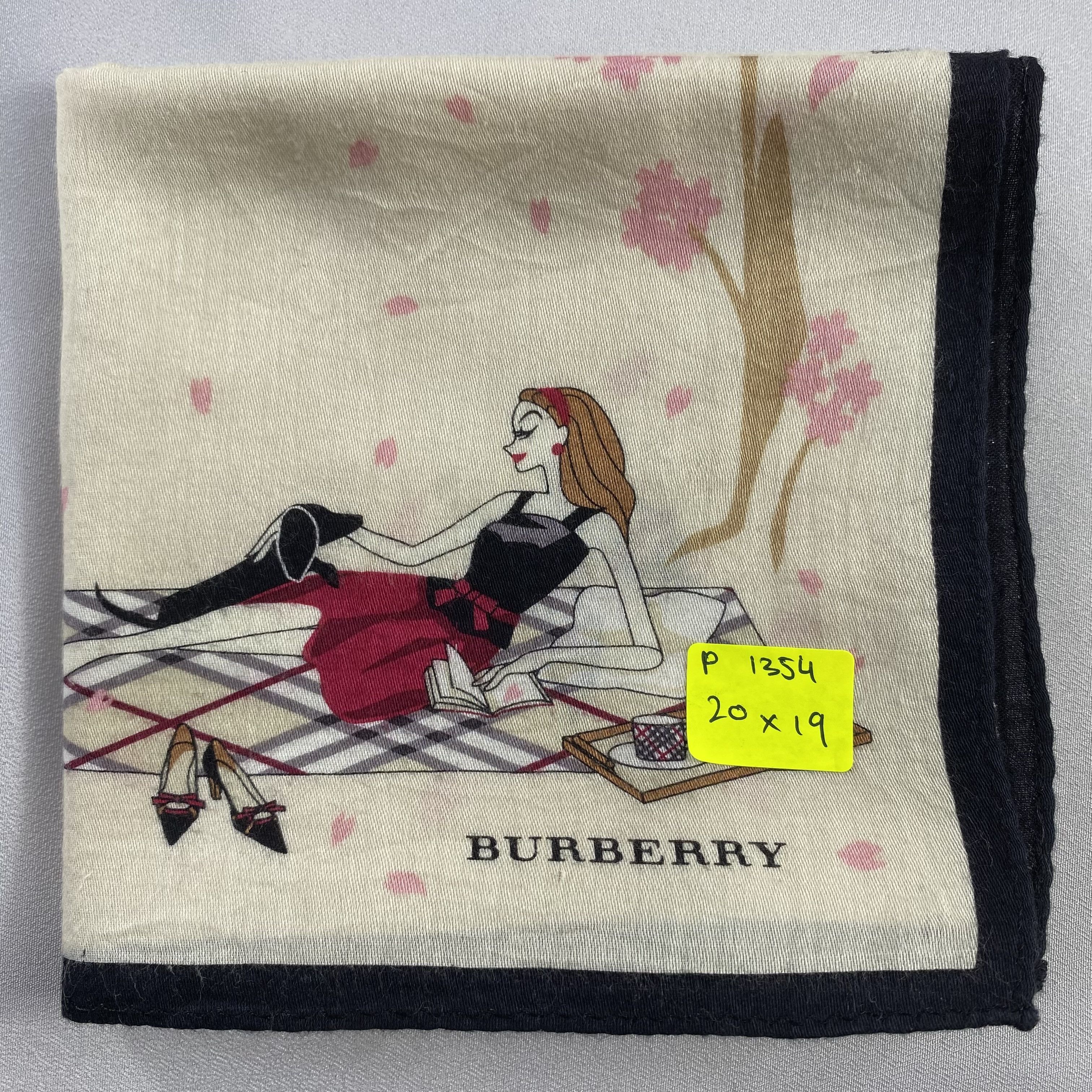 Burberry × Vintage Burberry Handkerchief / Neckerchief / Bandana-P1354 Size ONE SIZE - 5 Thumbnail