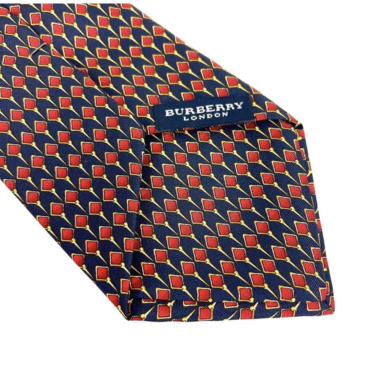 Burberry Burberry London Print 100% Silk Tie Men’s Size ONE SIZE - 5 Thumbnail