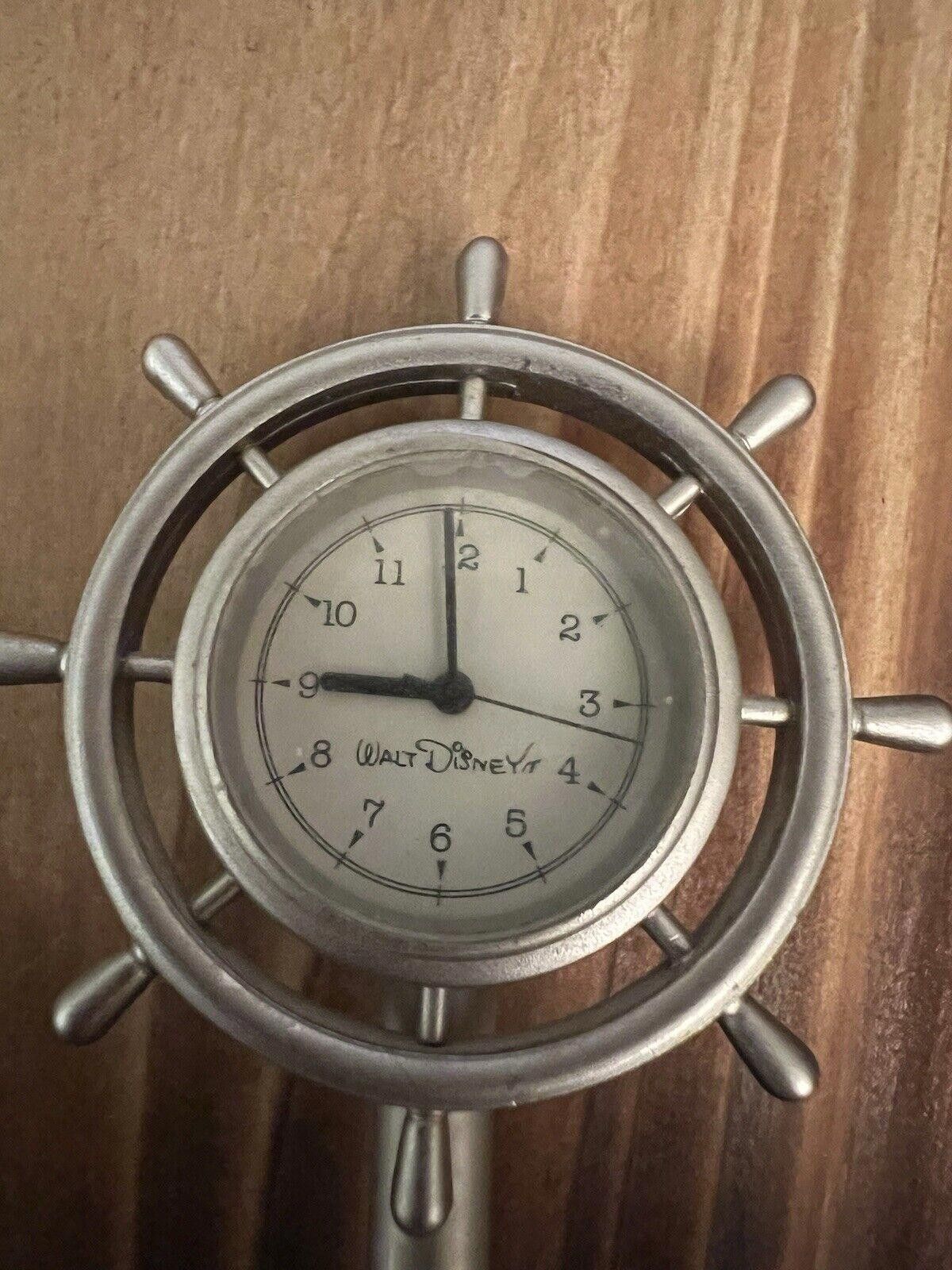 Designer Steamboat Willie Disney Clock 3 Inches Tall New Battery Size ONE SIZE - 3 Thumbnail