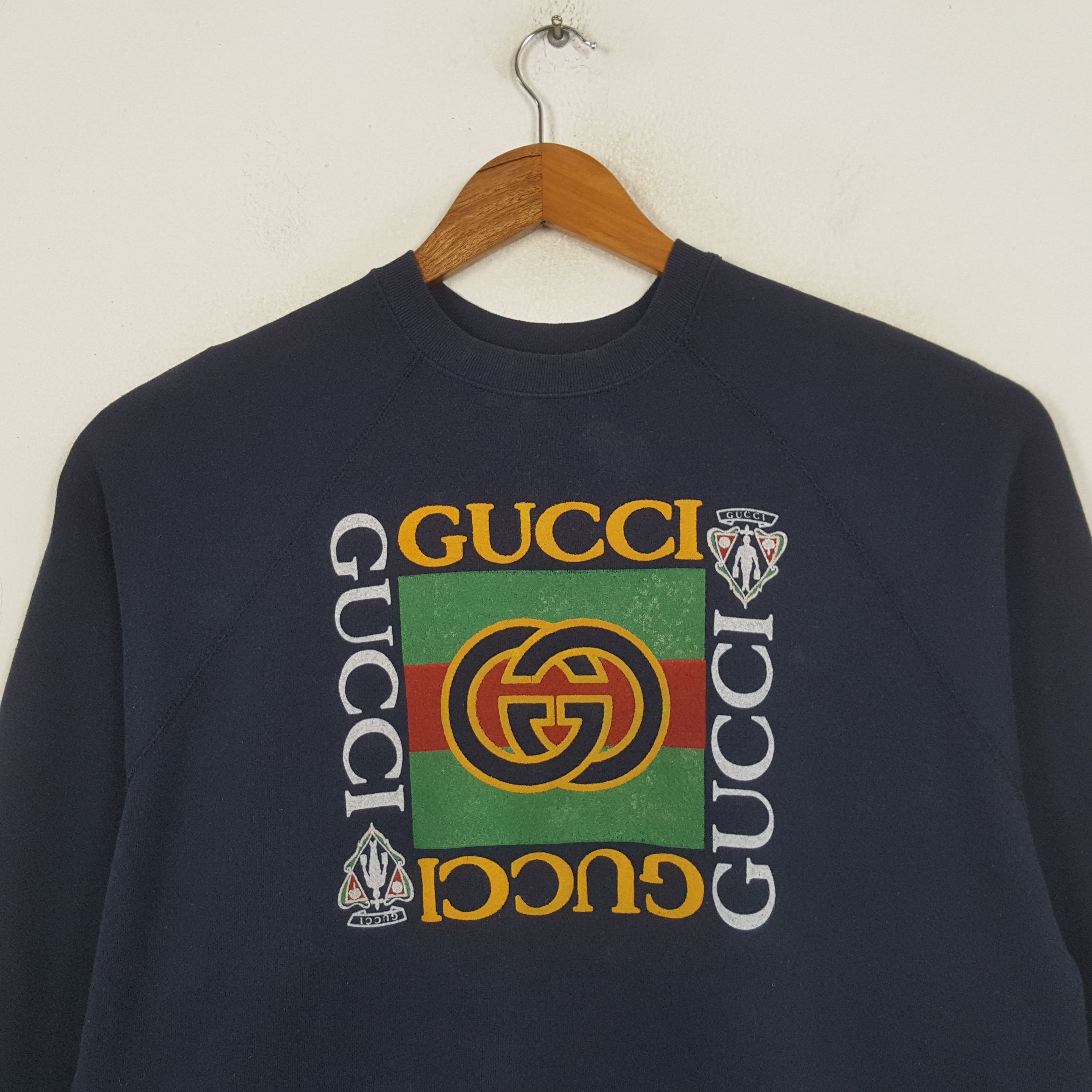 Tultex Vintage Gucci Italian Fashion style Sweatshirt RR2 Size US L / EU 52-54 / 3 - 2 Thumbnail