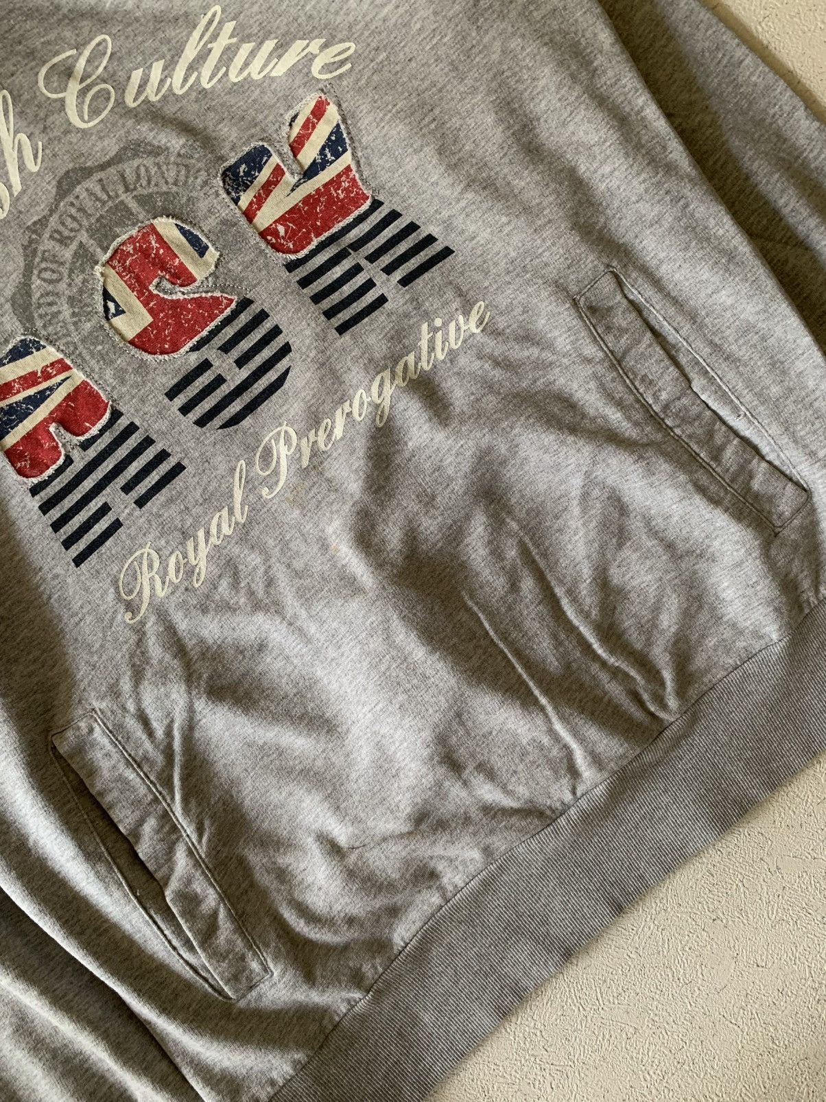 Japanese Brand 2000s ASK BRITISH VIBE FUR HOODIE IFSIXWASNINE LGB STYLE Size US L / EU 52-54 / 3 - 7 Thumbnail