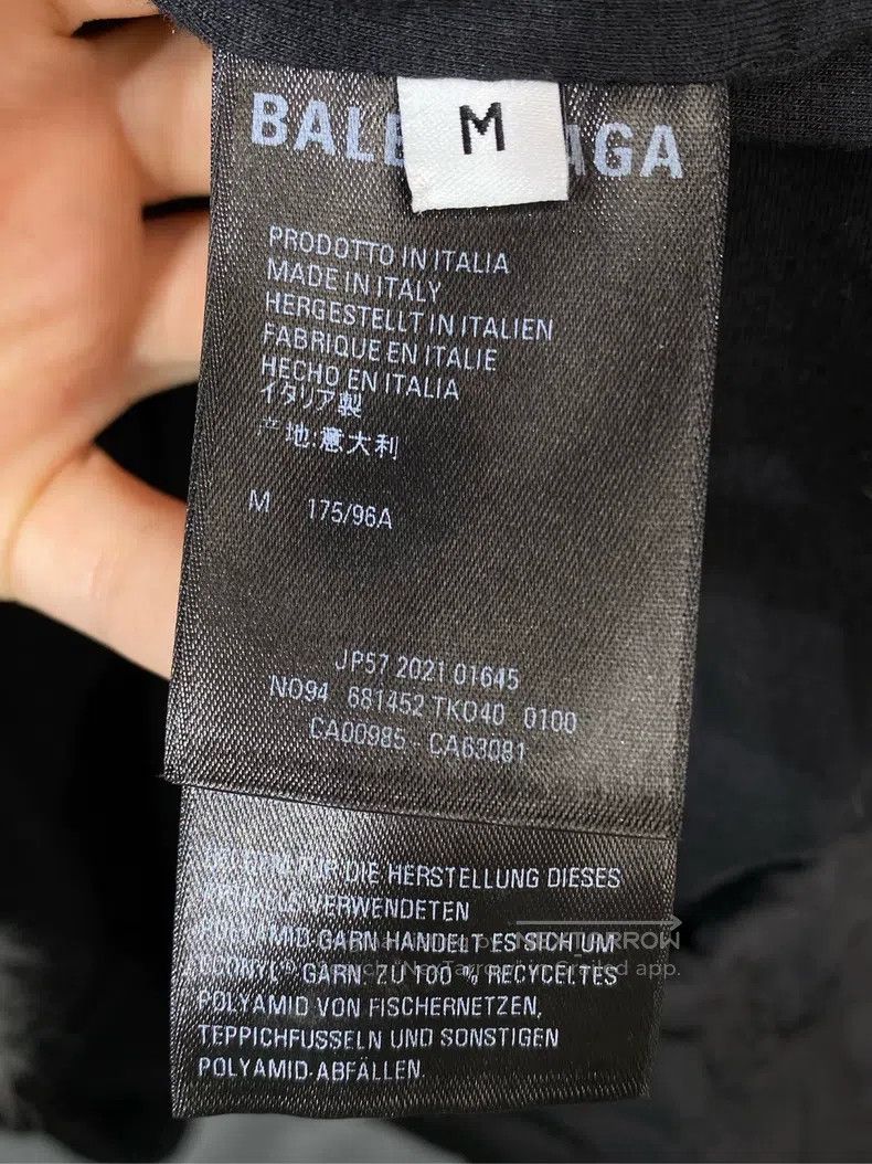 Balenciaga Balenciaga Jacket, windbreaker with full print barrage log Size US M / EU 48-50 / 2 - 7 Thumbnail