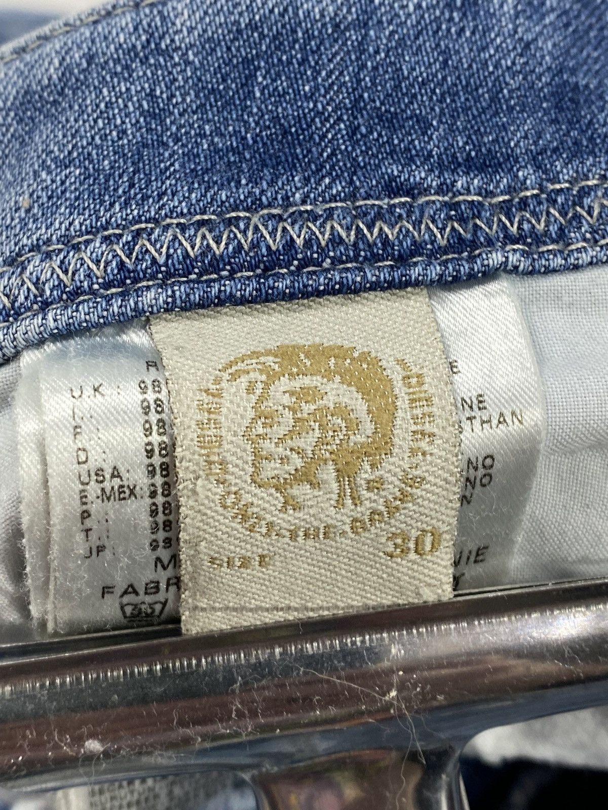 Diesel 🔥LASTDROP🔥 Y2K Diesel Angel Lowky Reg Slim Straight Low Rise Size 30" / US 8 / IT 44 - 23 Thumbnail