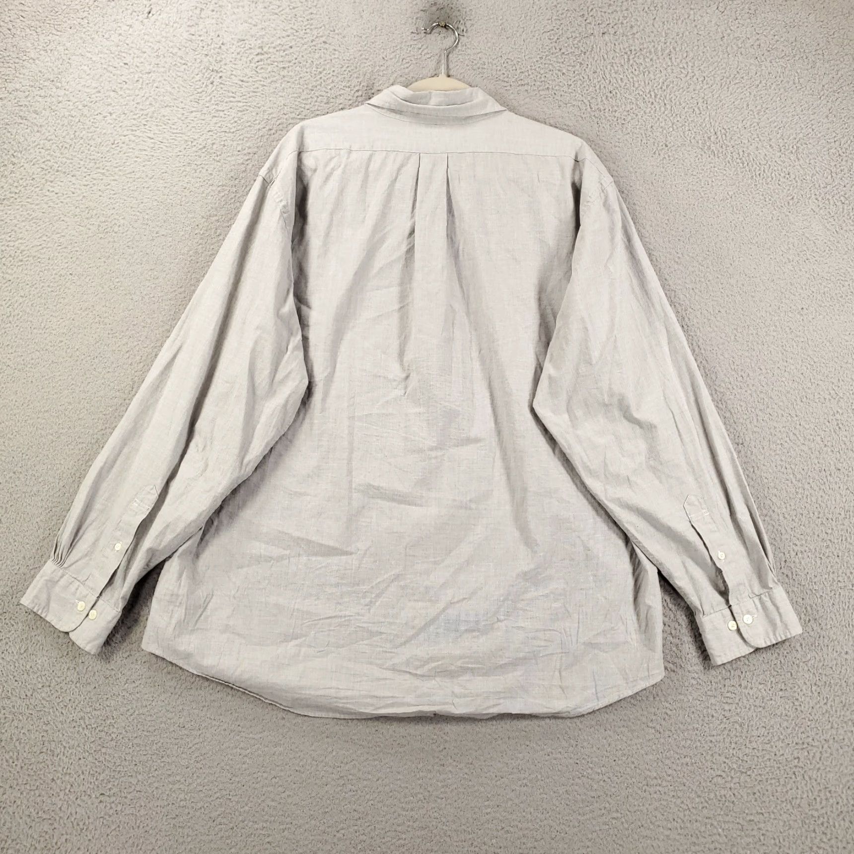 Brooks Brothers Brooks Brothers Shirt Men 2XL Gray Button-Down Long Sleeve Cotton Classic Preppy Mens Size US XXL / EU 58 / 5 - 7 Thumbnail