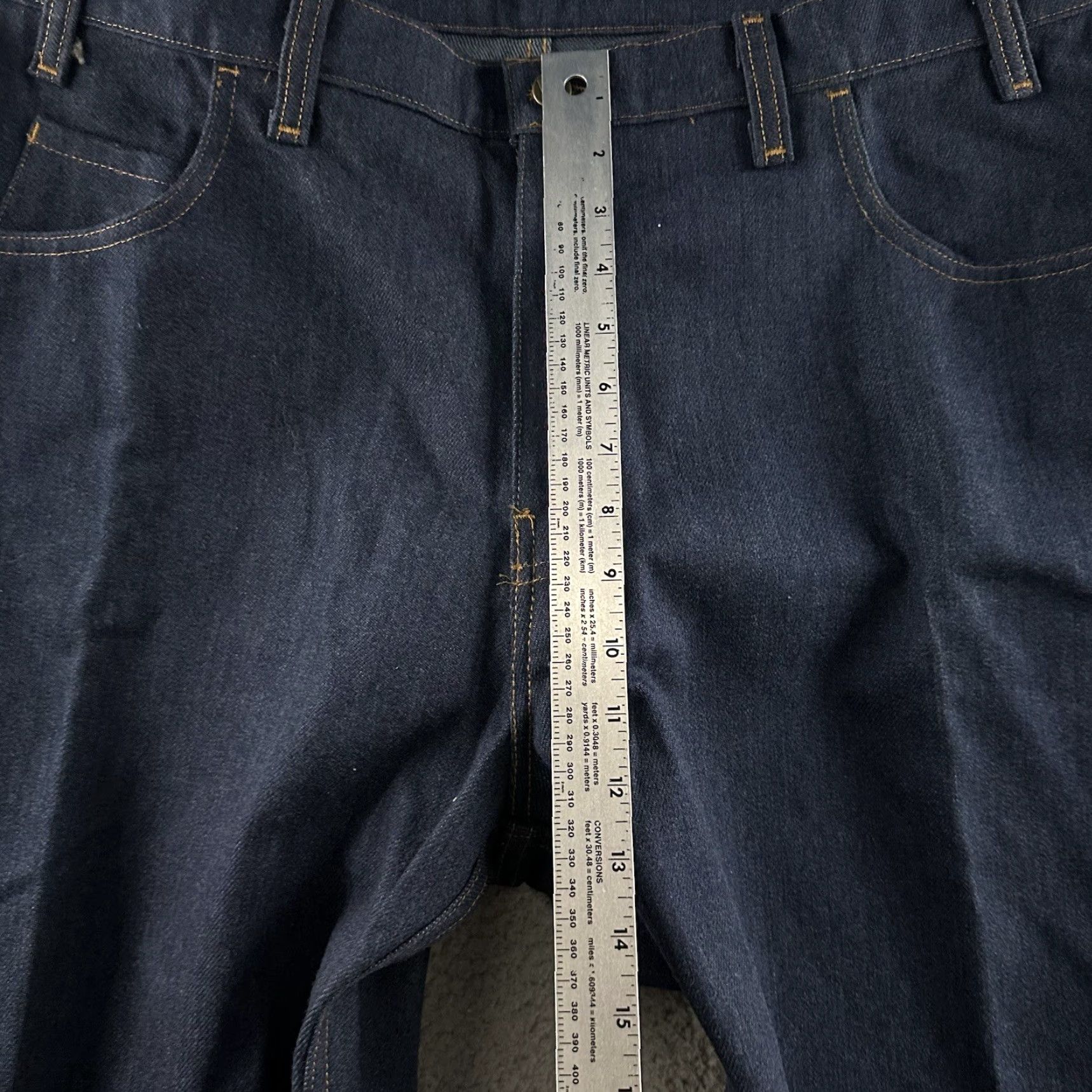 Vintage Flame Resistant Workrite Jeans Blue 40x32 Ultra Soft Cotton Nylon Blend Mens Size US 40 / EU 56 - 6 Thumbnail
