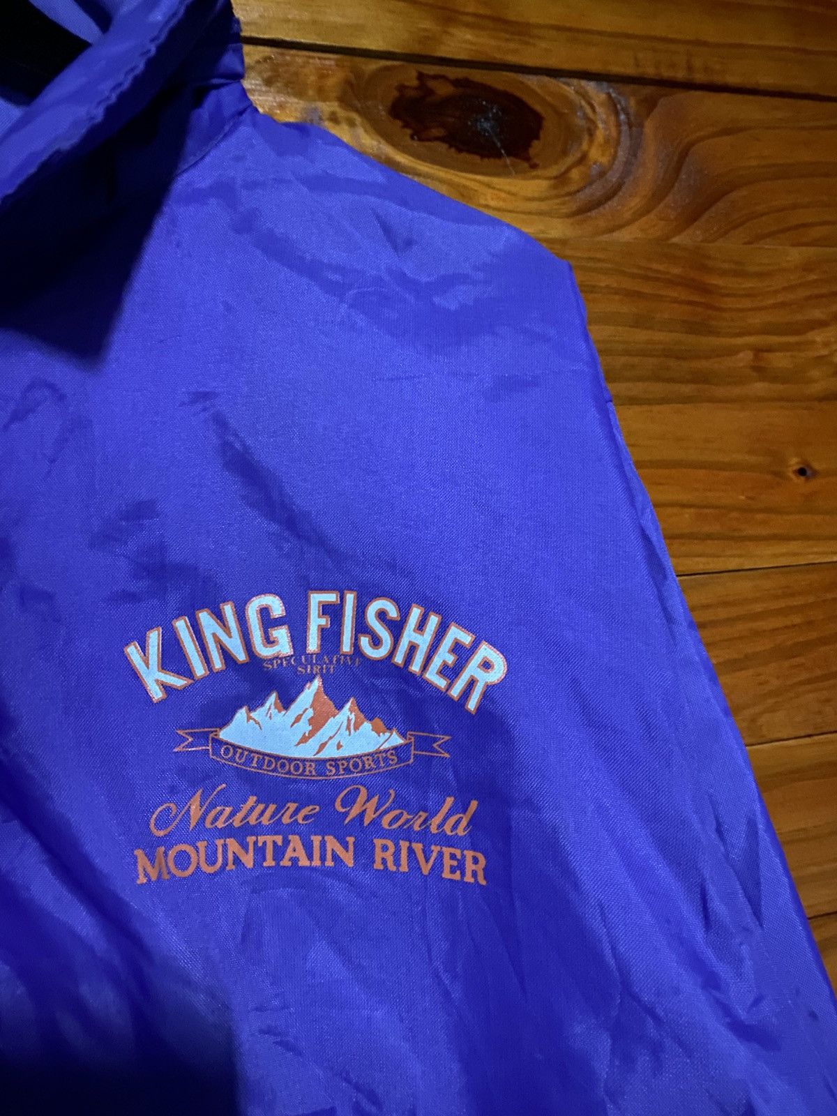 Vintage Vintage 1990s King Fisher Outdoor Purple Nylon Coach Jacket Size US M / EU 48-50 / 2 - 6 Thumbnail