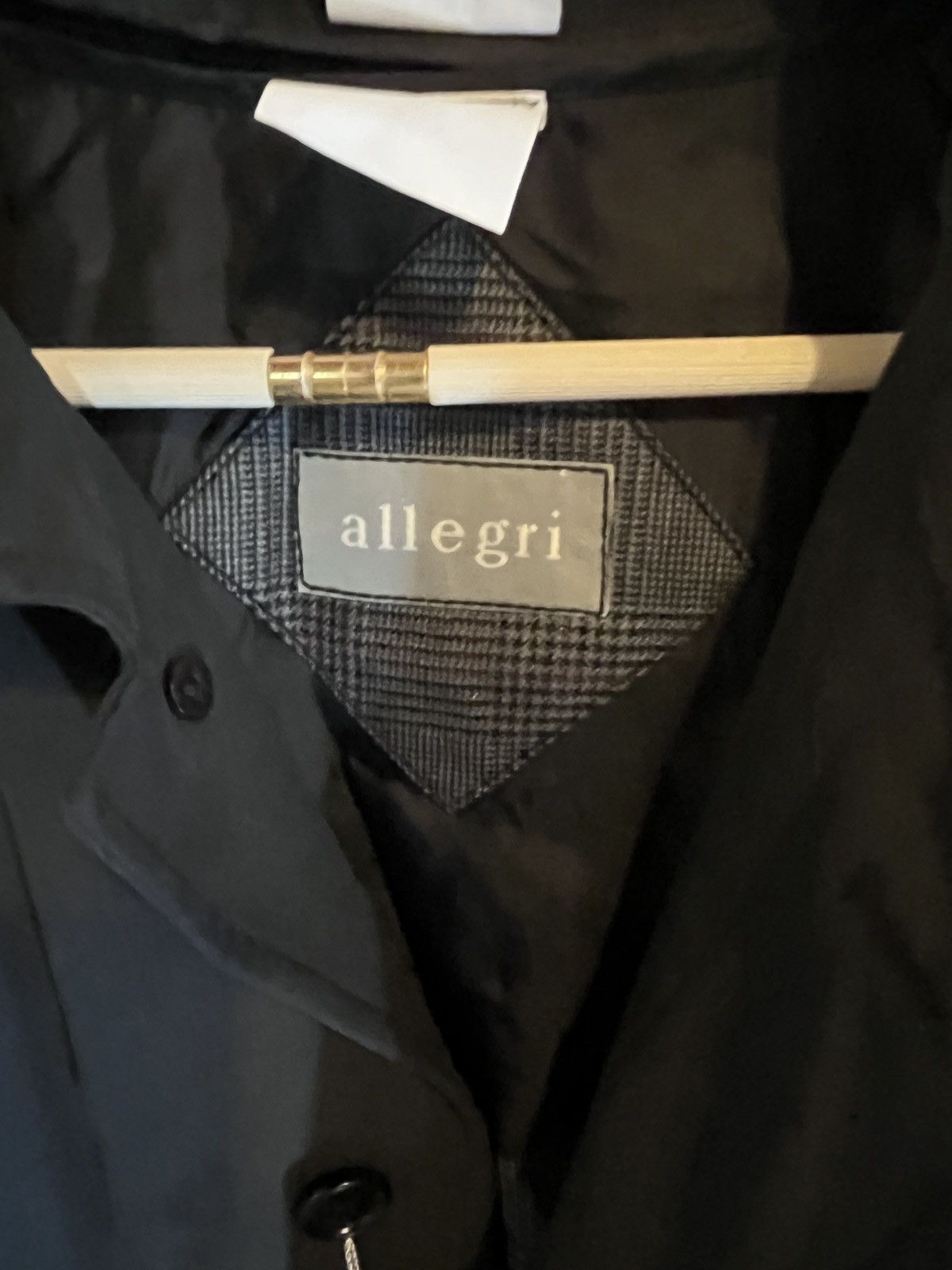Allegri Allegri black raincoat new luxury Size US XXL / EU 58 / 5 - 3 Thumbnail