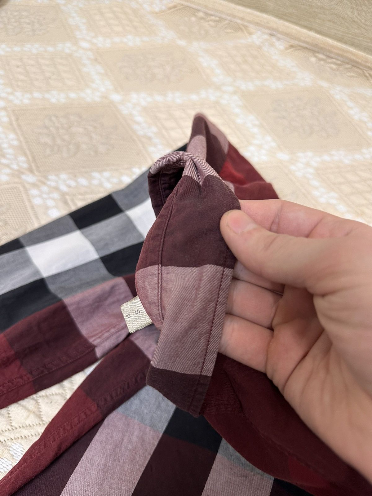 Burberry 🔥 Burberry Brit Nova Check Long Sleeve Shirt Button Up Rare Size US S / EU 44-46 / 1 - 8 Thumbnail