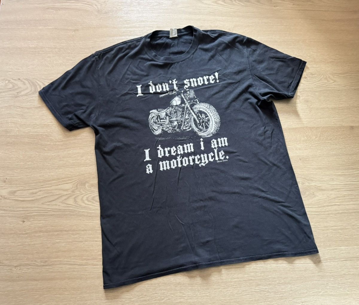 Vintage Vintage Buzz Shirts Motorcycle Harley Davidson Style Tee Size US XL / EU 56 / 4 - 1 Thumbnail
