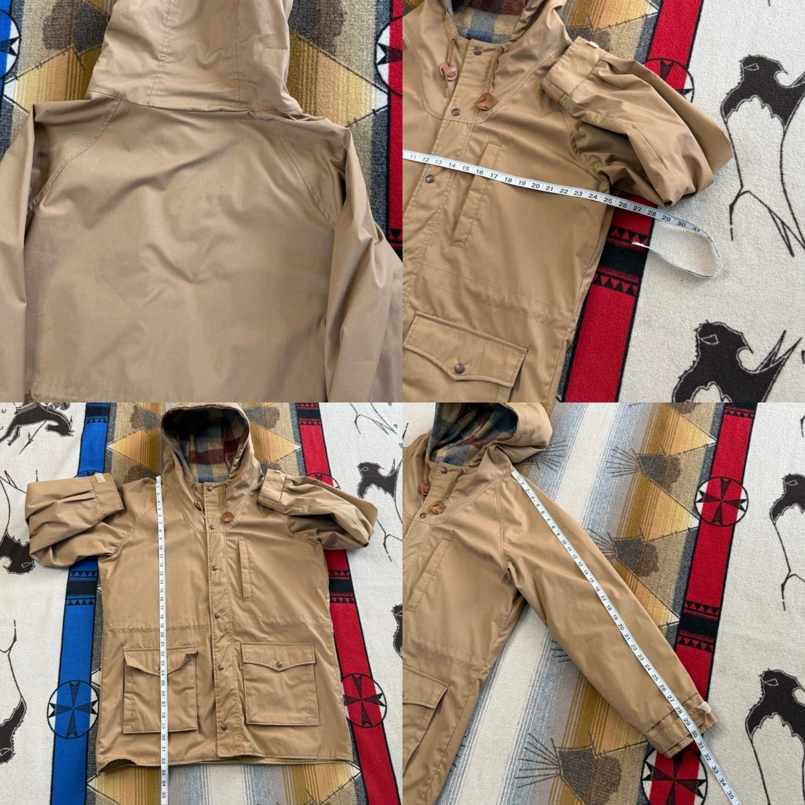 Levi's VINTAGE Levi’s Parka Jacket Men's Large Brown Wool Lined Plaid Puffer 80s 90s Jacket, Zip Snap, Fall Winter 80s 90s Mens Brown Size US L / EU 52-54 / 3 - 9 Thumbnail