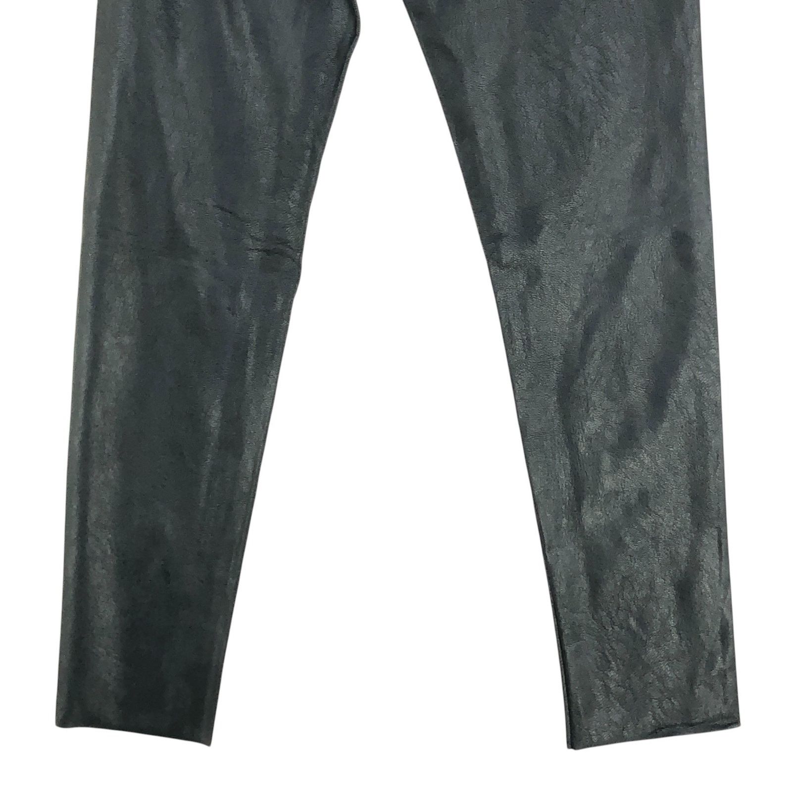 Commando Commando Sz S Leggings Faux Leather Stretch High Rise Black Size 22" - 8 Thumbnail