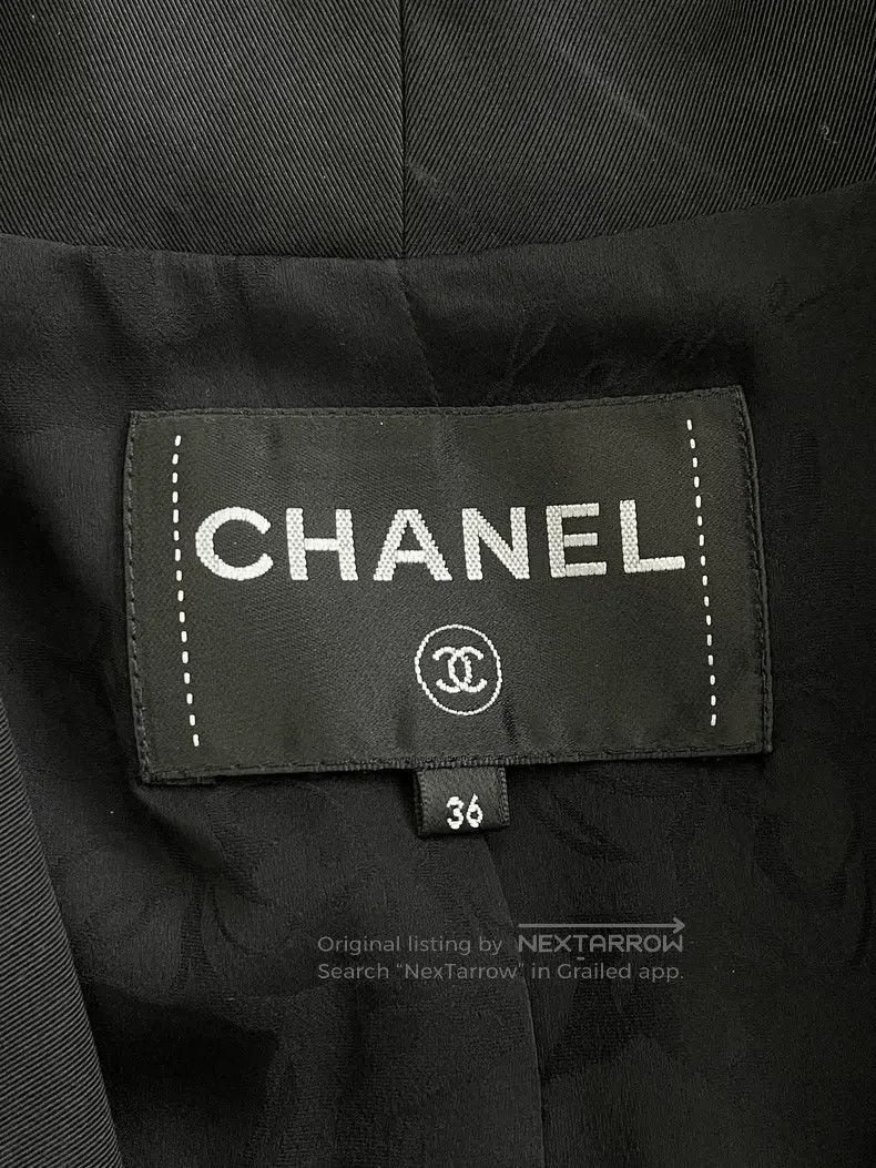 Chanel Chanel 17C black silver buckle old coat Size XS / US 0-2 / IT 36-38 - 4 Thumbnail