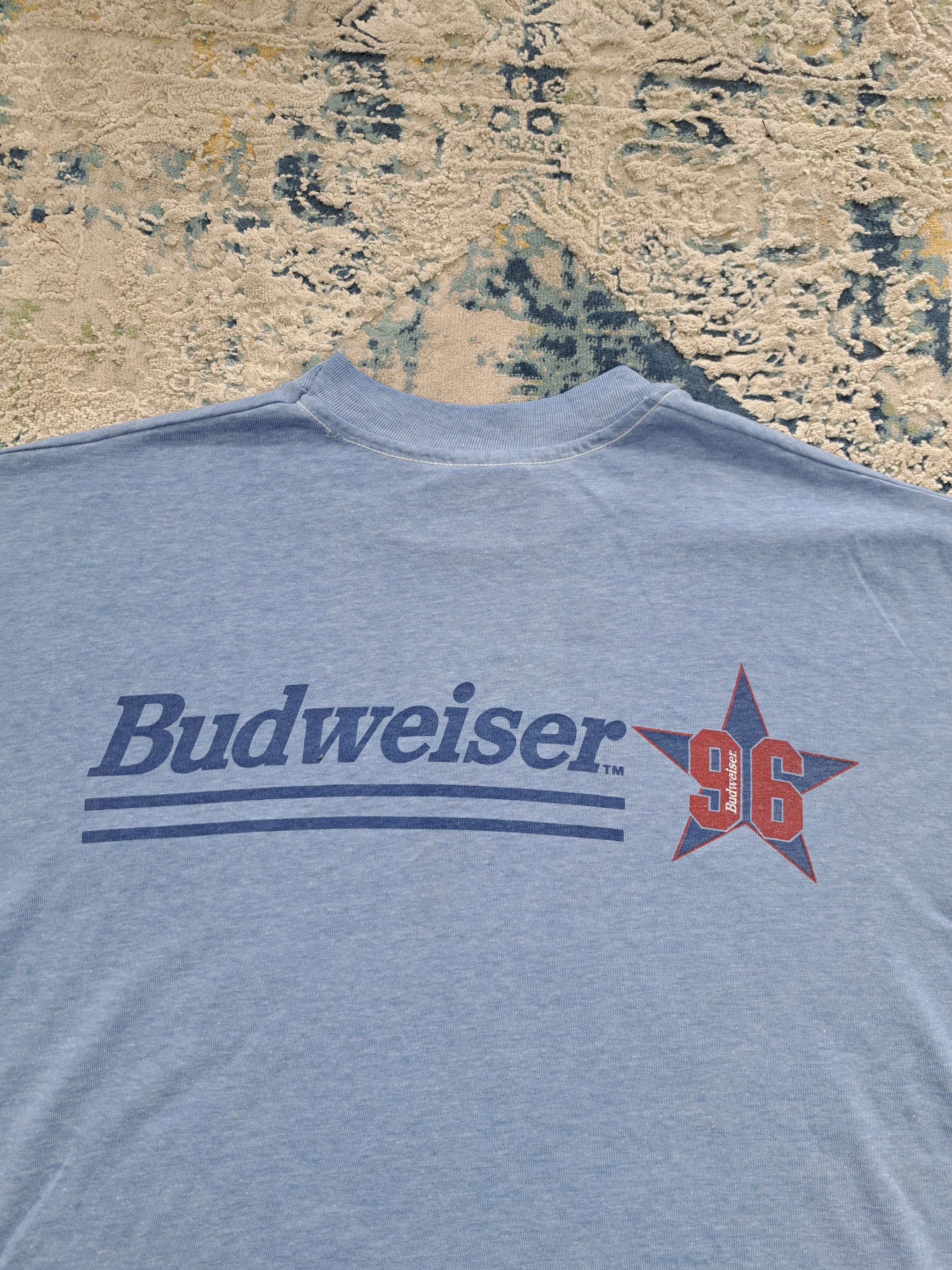 Budweiser Vintage 90s Budweiser Beer Tee Hanes Star Logo Boxy Fit Size US XL / EU 56 / 4 - 5 Thumbnail