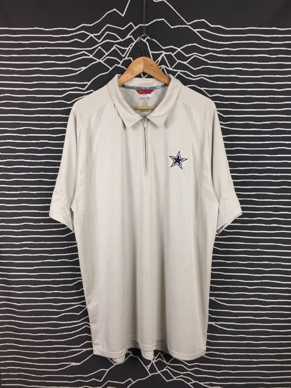NFL × Reebok × Vintage Vtg Reebok Prestige Sports Dallas Cowboys NFL Polo Tee Size US XL / EU 56 / 4 - 1 Thumbnail