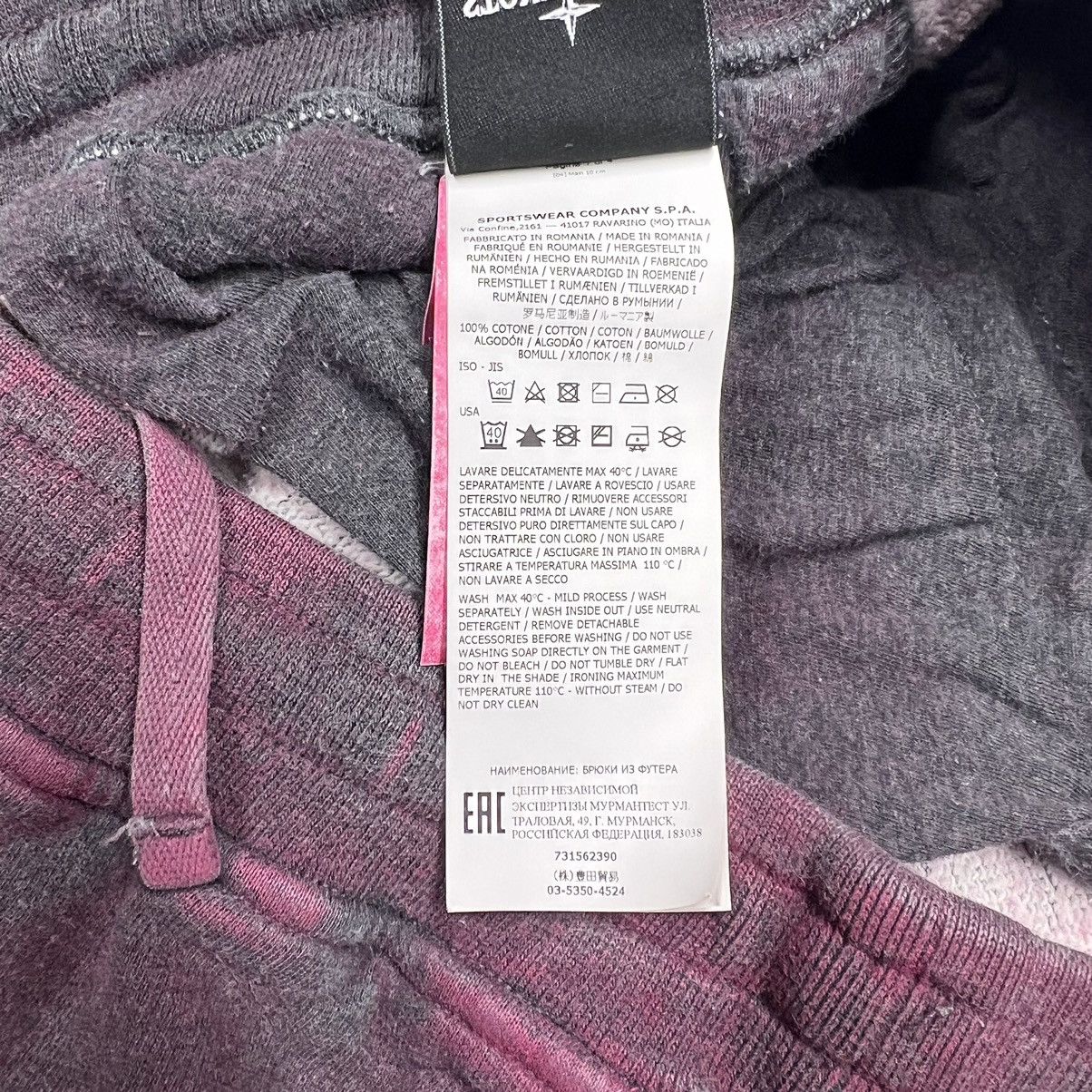 Stone Island Stone Island Sweatpants Purple Joggers Treatment Dyed Dust Size US 32 / EU 48 - 13 Thumbnail