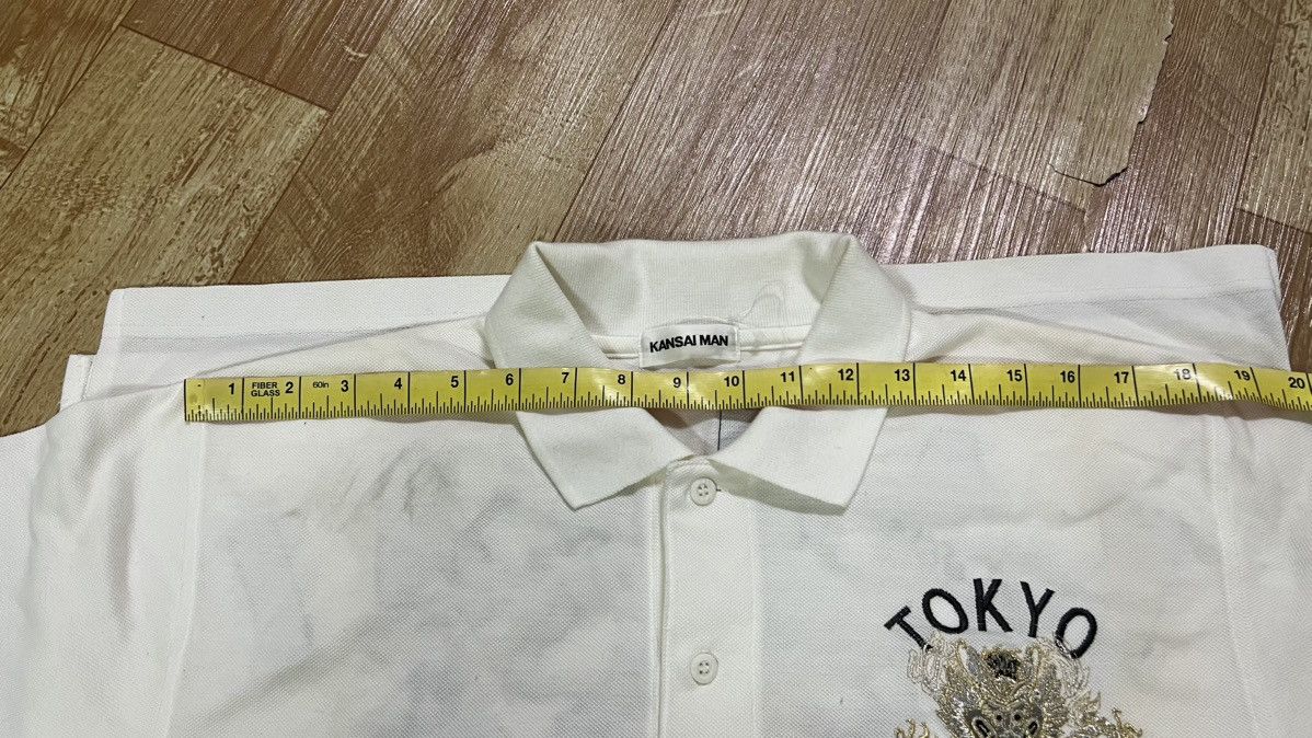 Japanese Brand VINTAGE 80-90s KANSAI MAN POLOS BIG DRAGON ART EMBROIDERY Size US L / EU 52-54 / 3 - 19 Thumbnail
