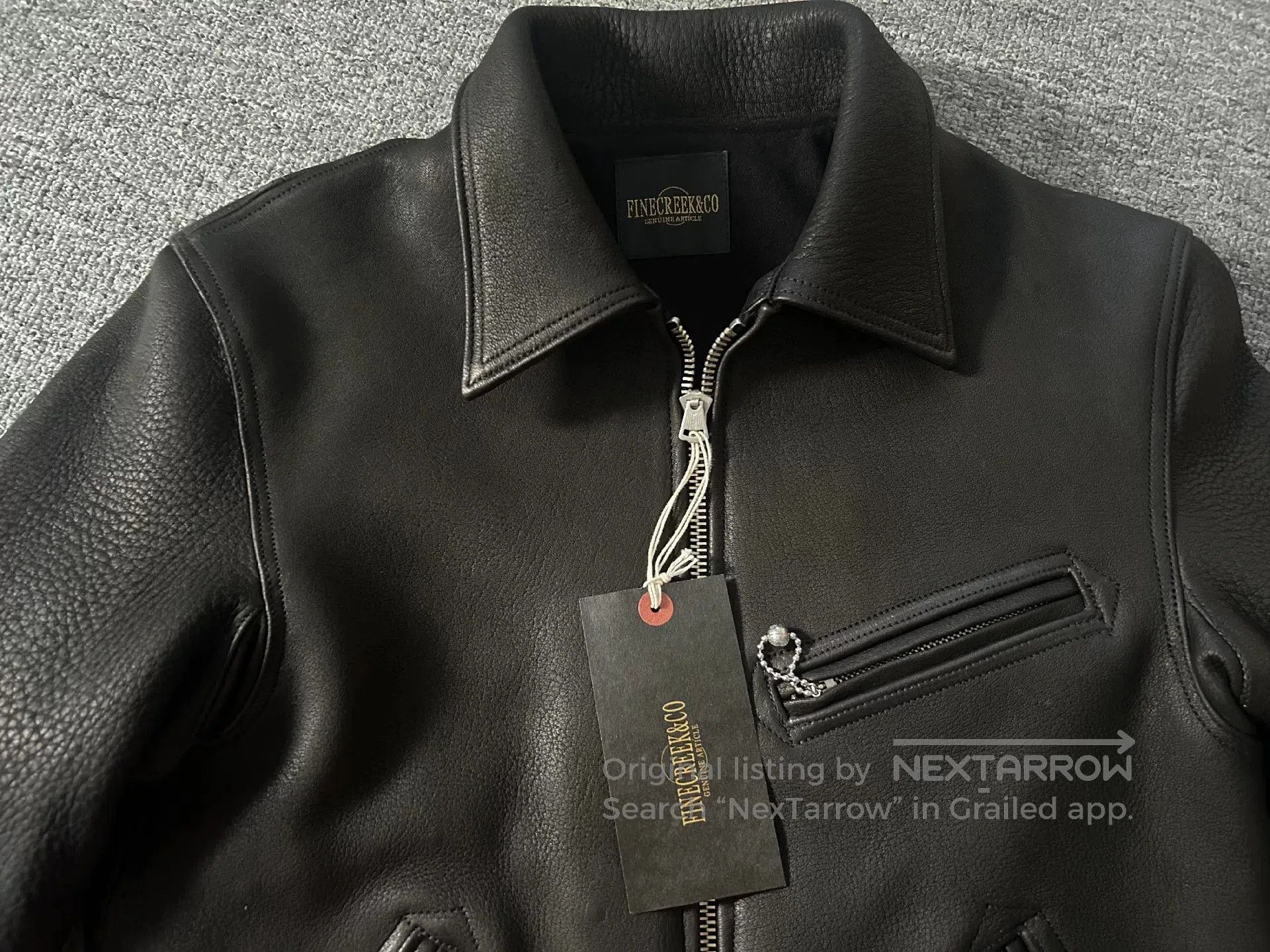 Fine Creek fine creek leather jacket in black. Size US M / EU 48-50 / 2 - 3 Thumbnail