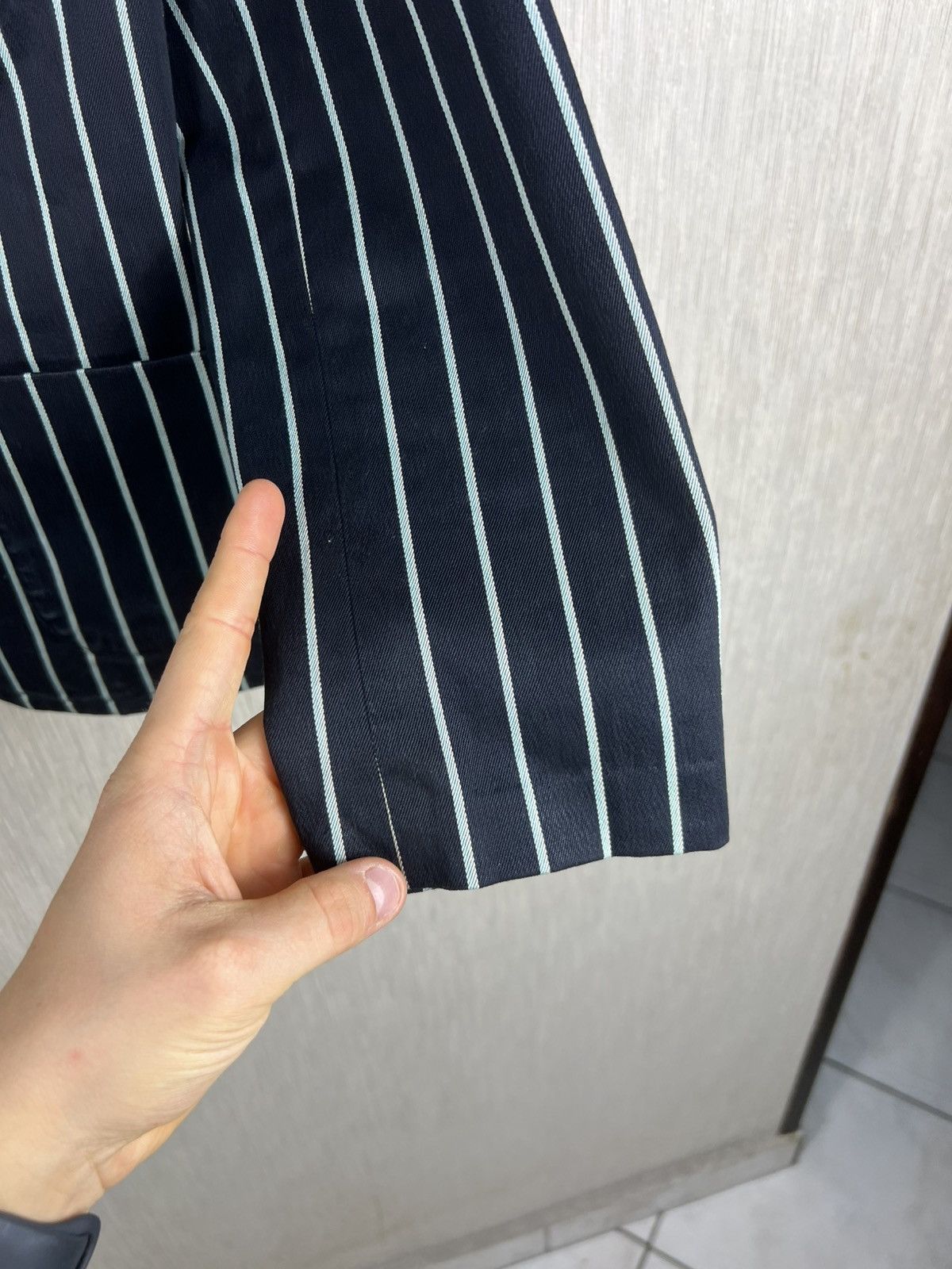 Lacoste Vintage Lacoste archive striped L logo pocket blazer jacket Size S / US 4 / IT 40 - 12 Thumbnail